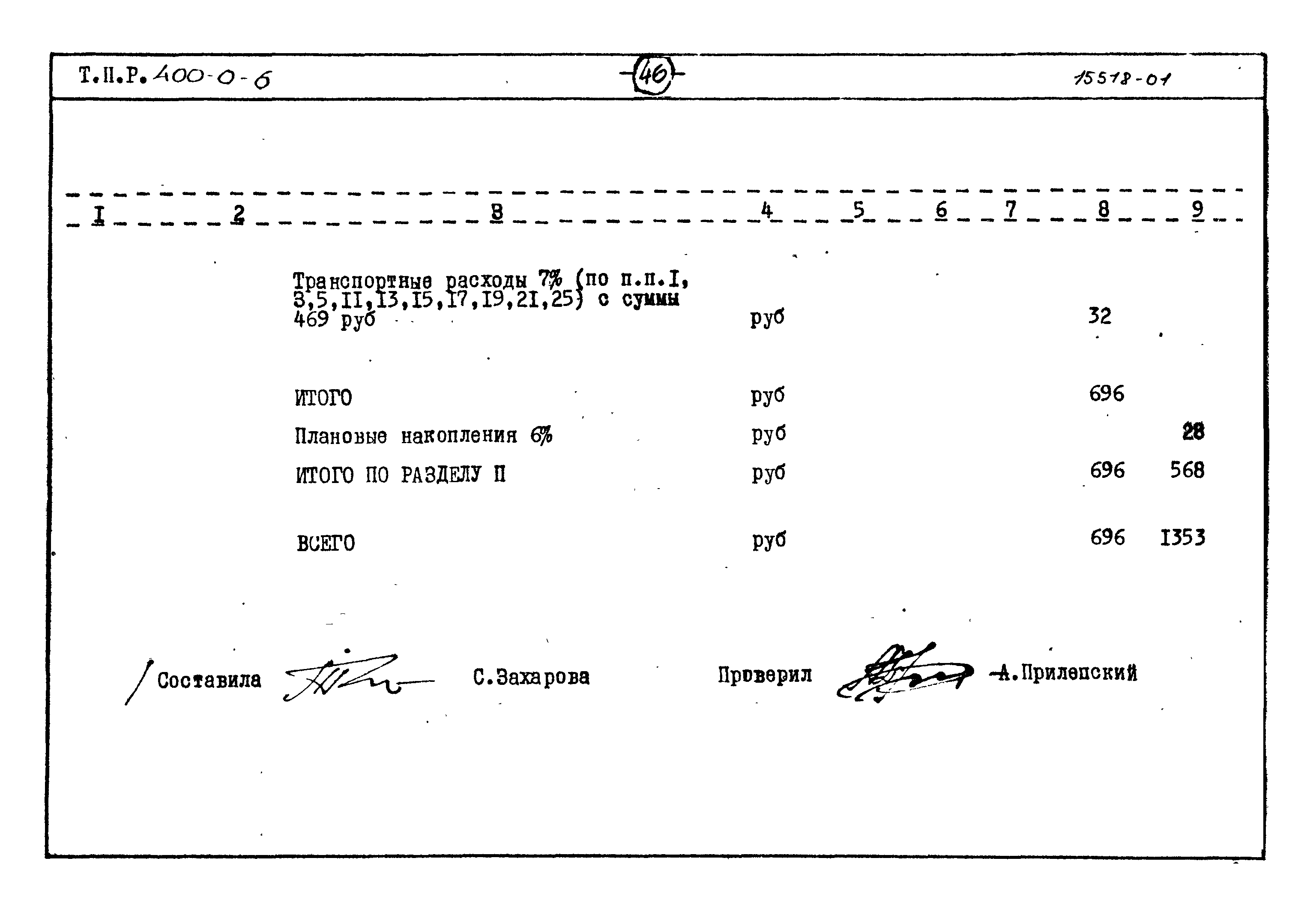 Типовые проектные решения 400-0-6