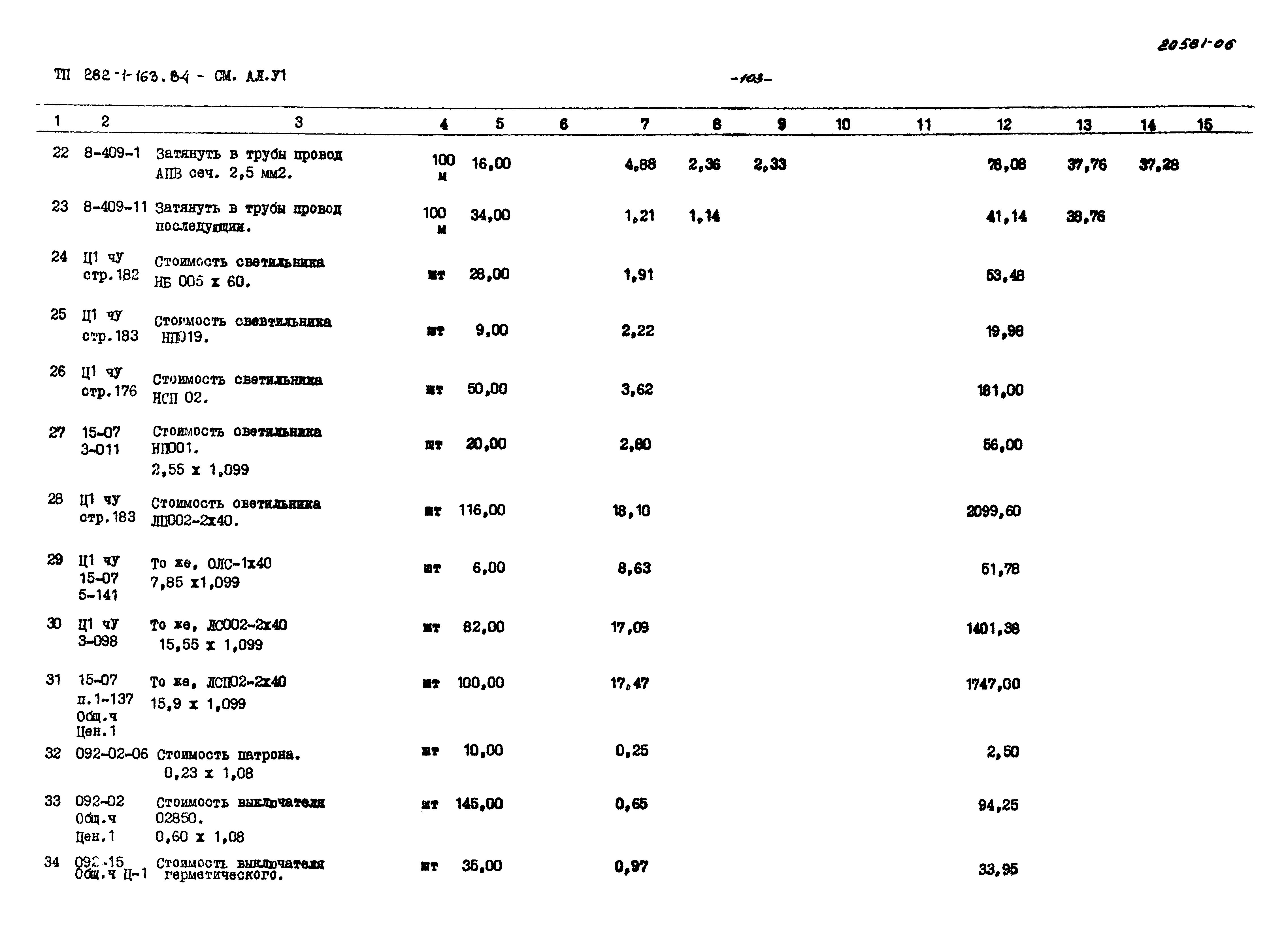 Типовой проект 282-1-163.84