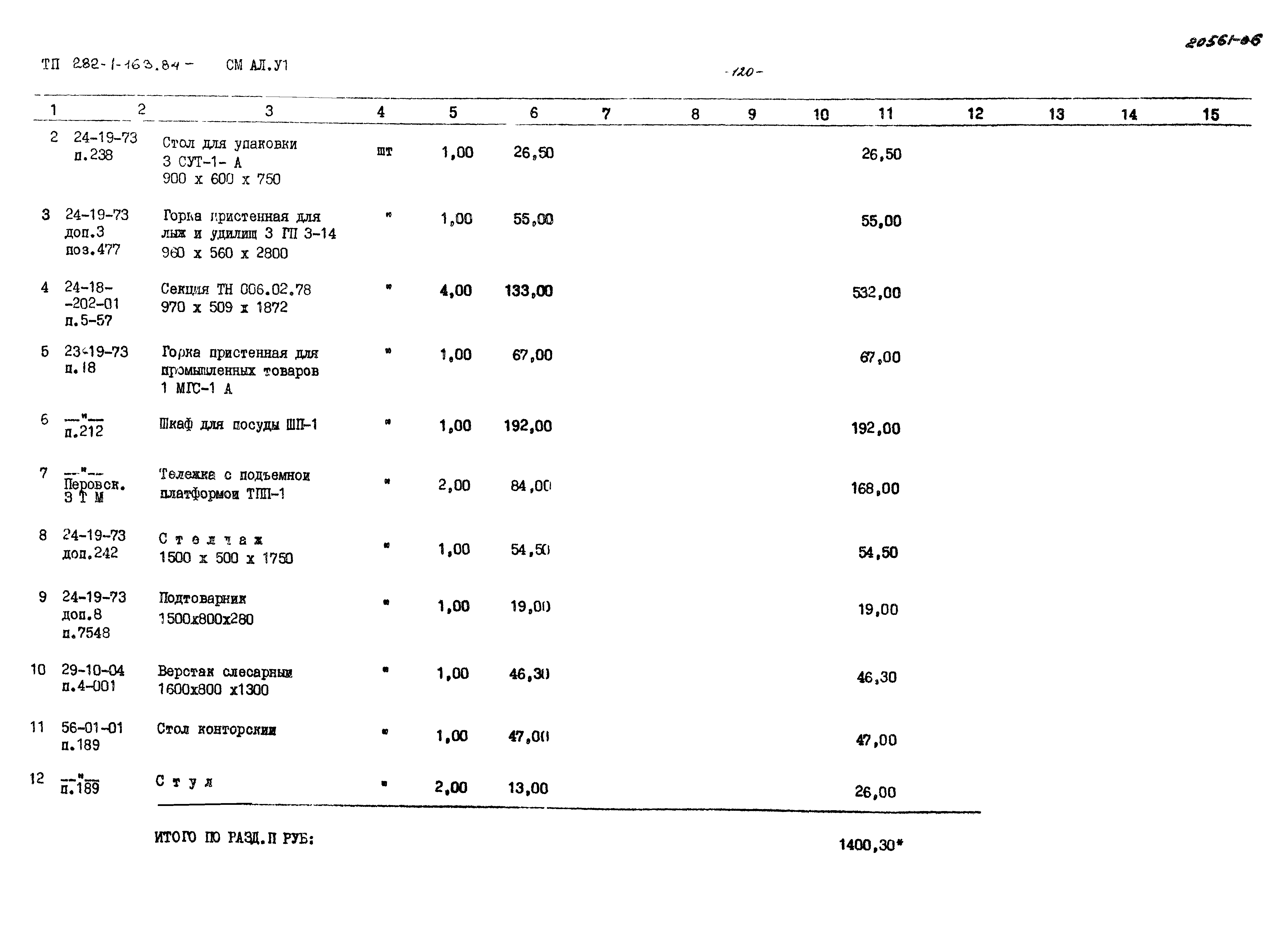 Типовой проект 282-1-163.84