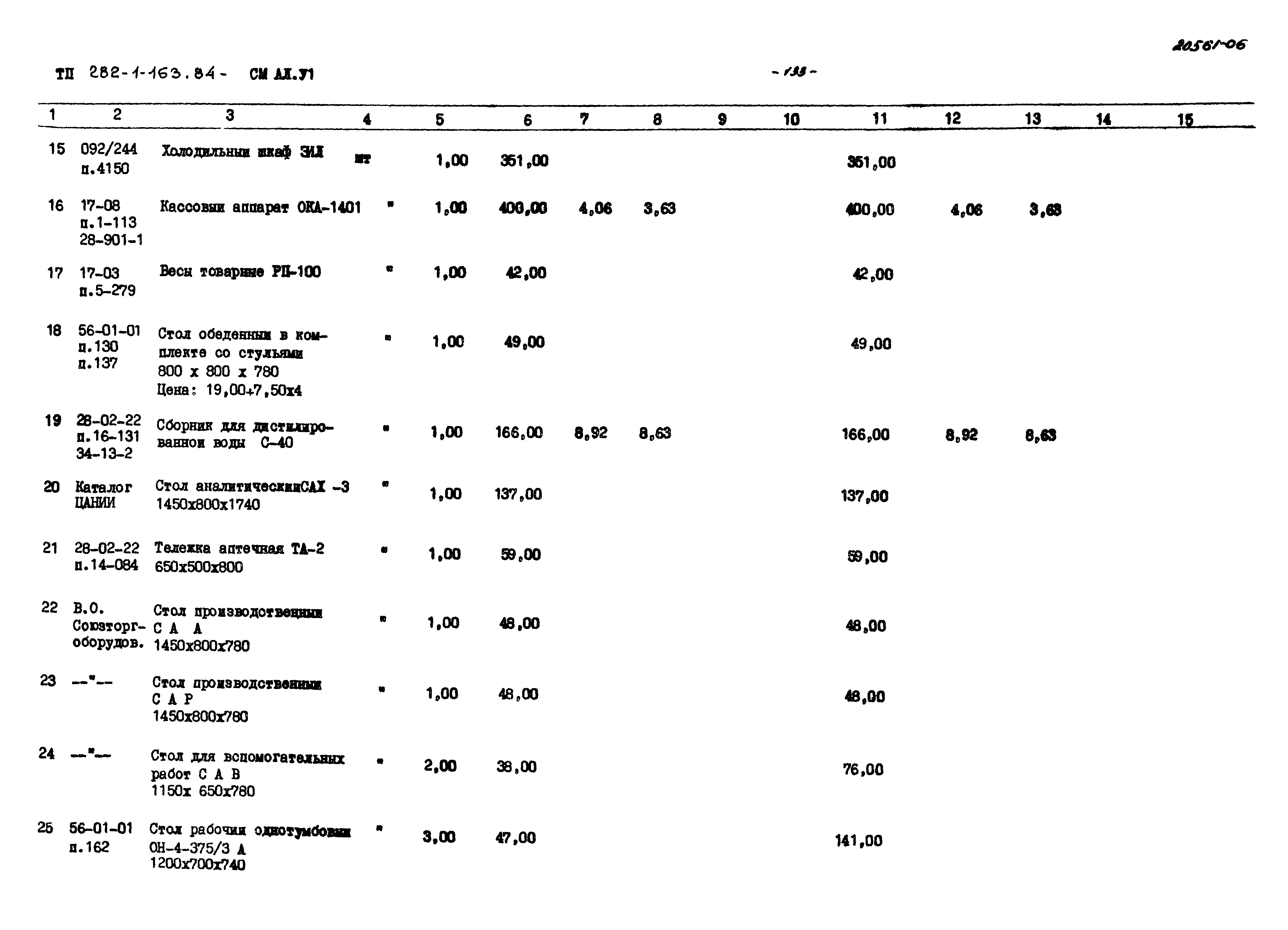 Типовой проект 282-1-163.84