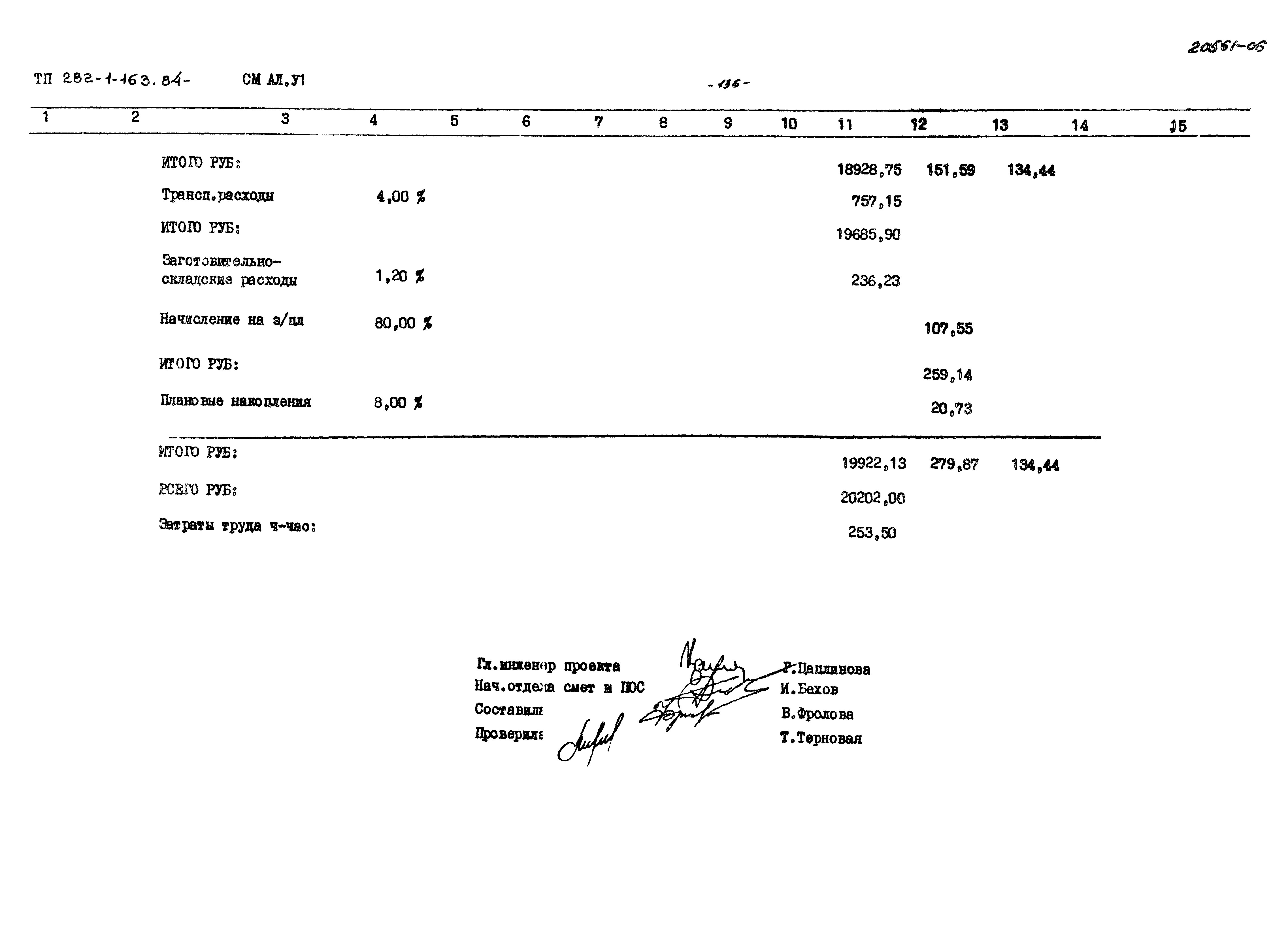 Типовой проект 282-1-163.84