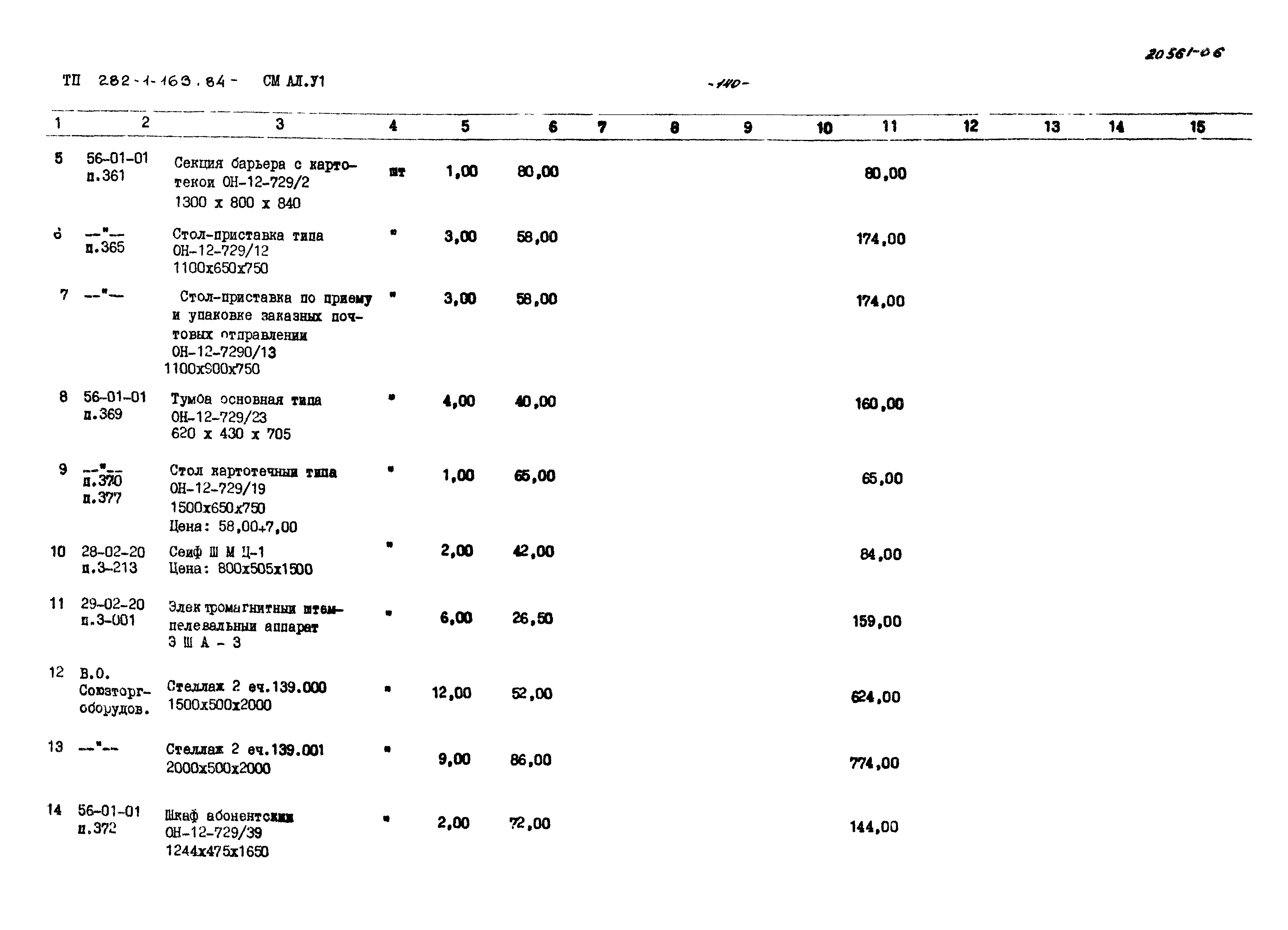 Типовой проект 282-1-163.84