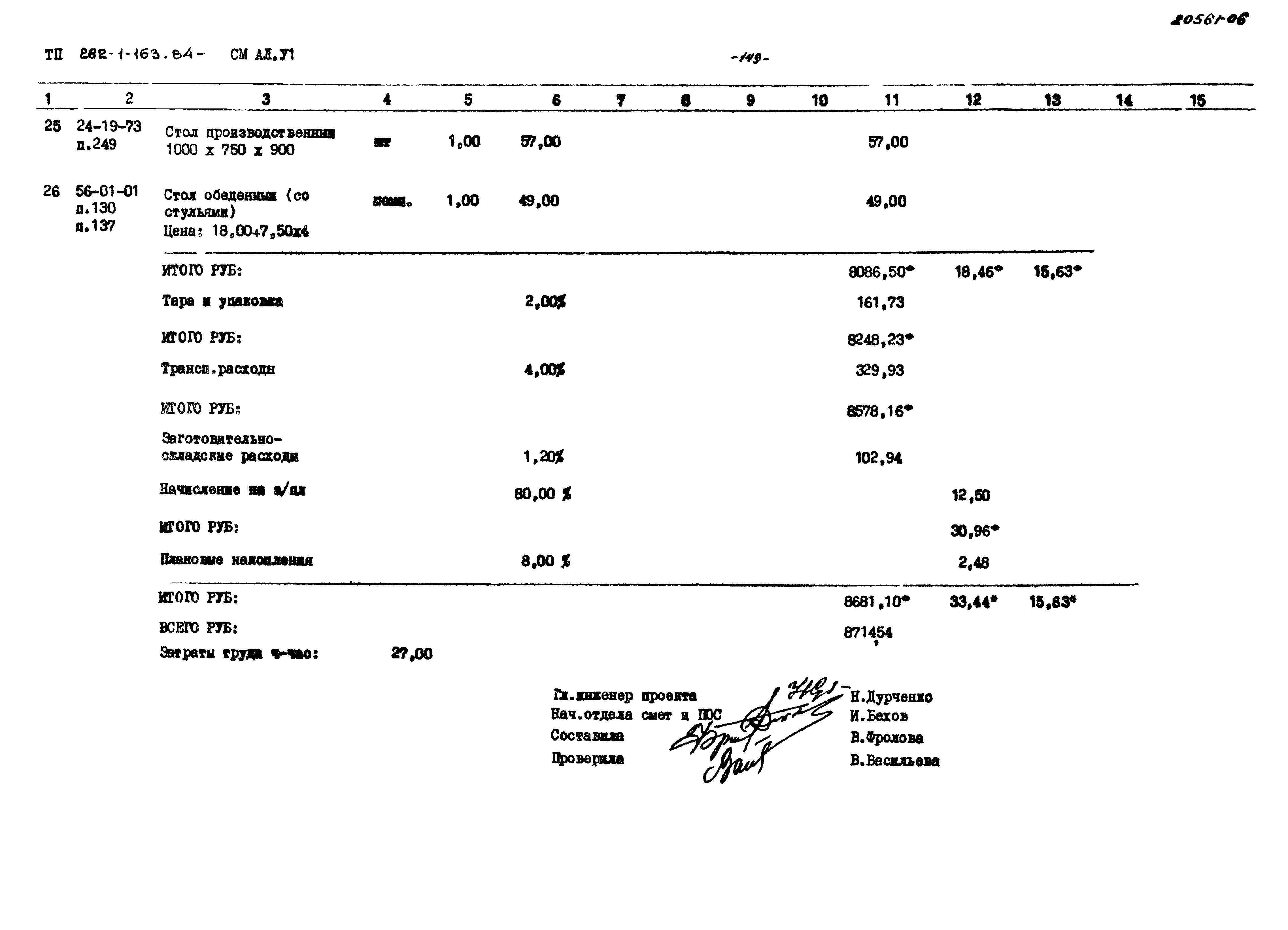 Типовой проект 282-1-163.84