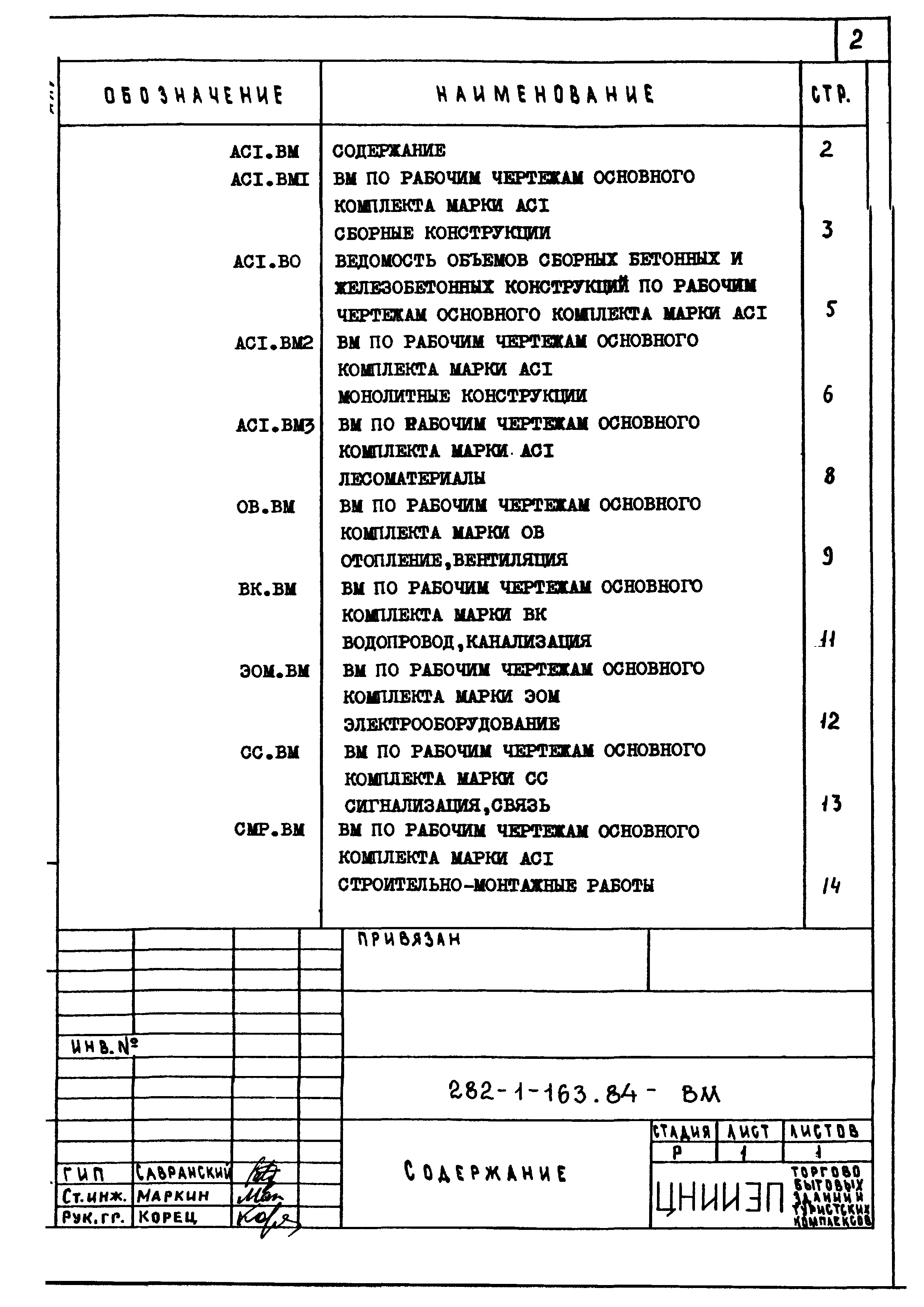 Типовой проект 282-1-163.84