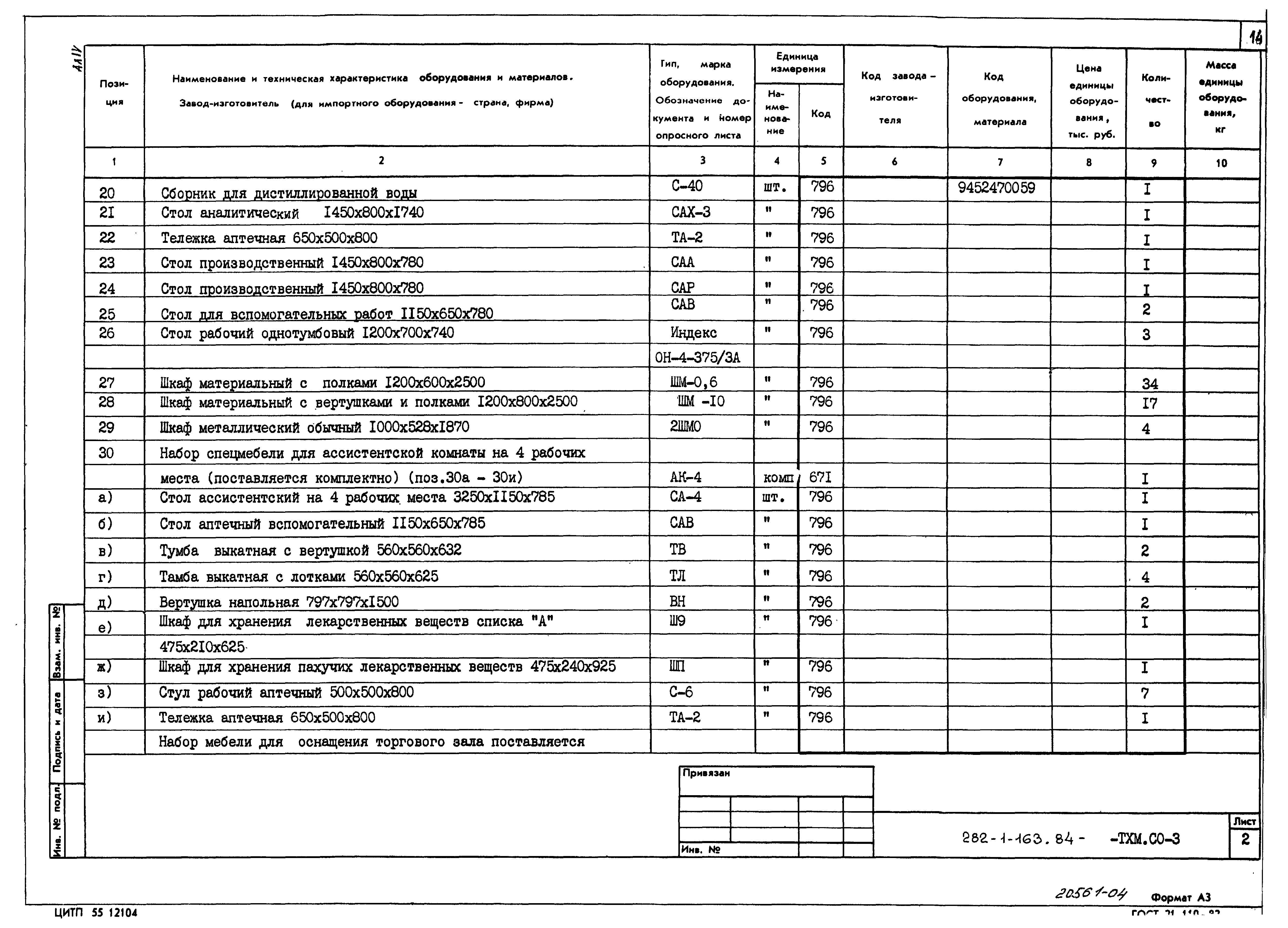 Типовой проект 282-1-163.84