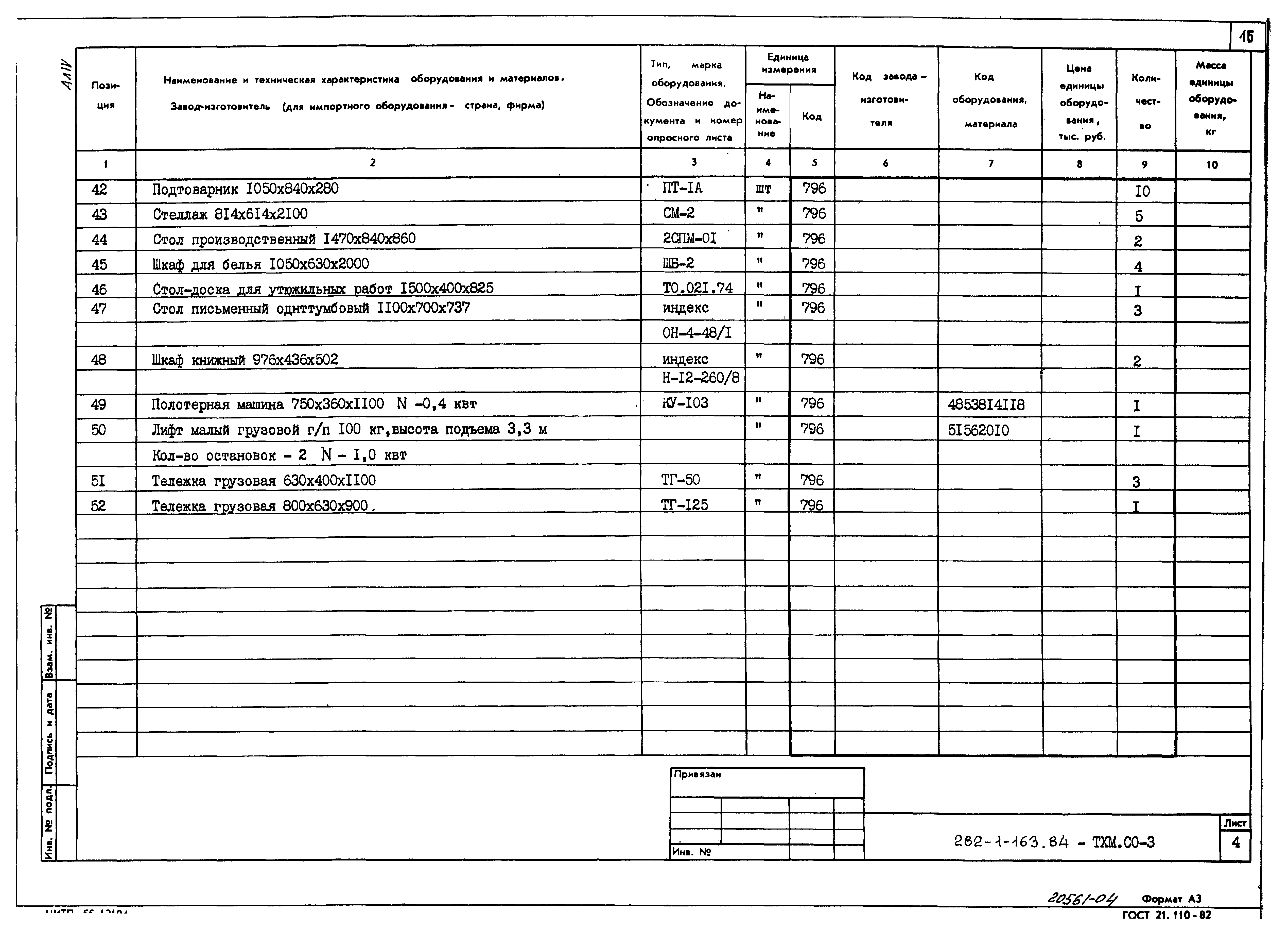 Типовой проект 282-1-163.84