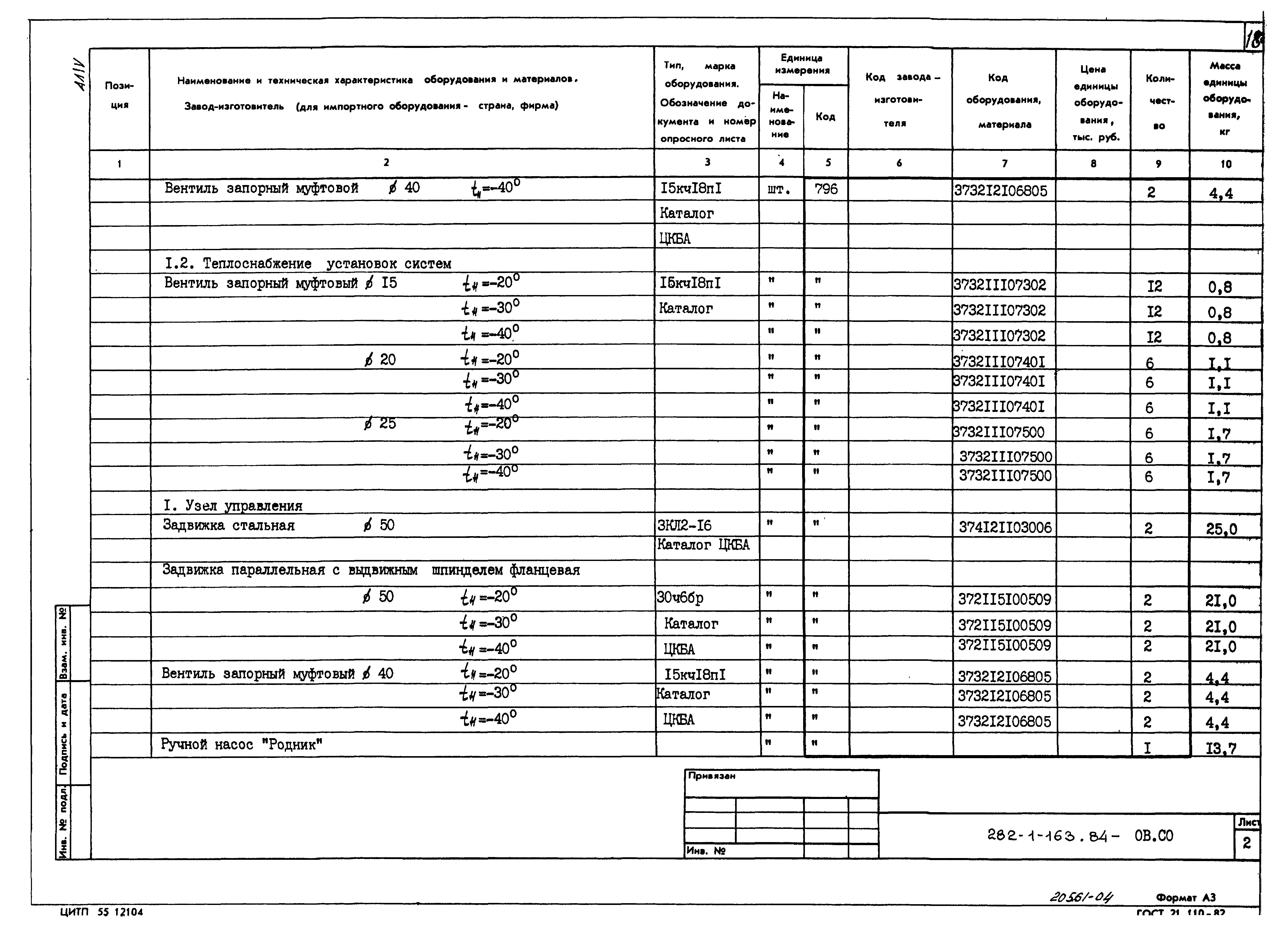 Типовой проект 282-1-163.84