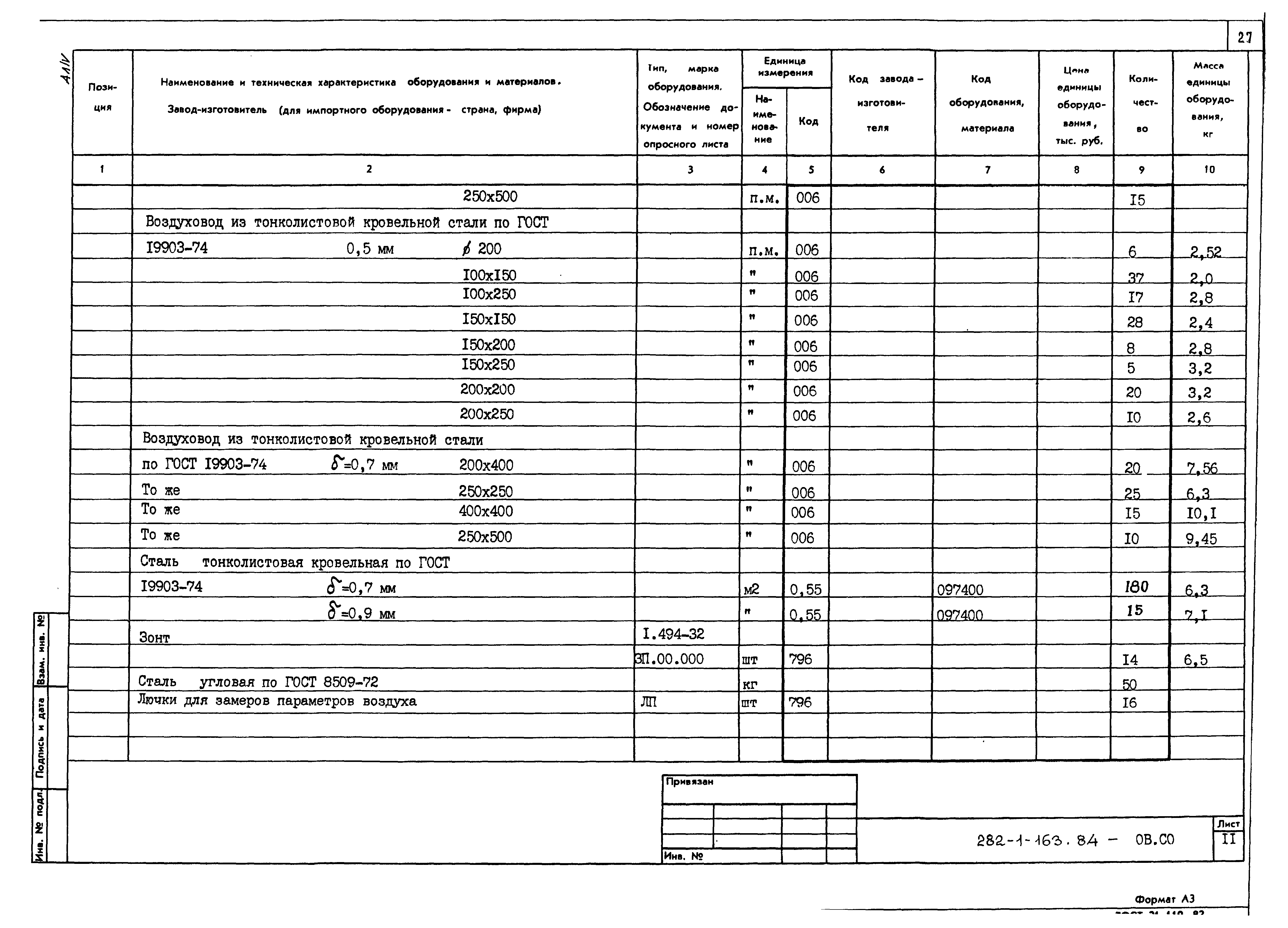 Типовой проект 282-1-163.84