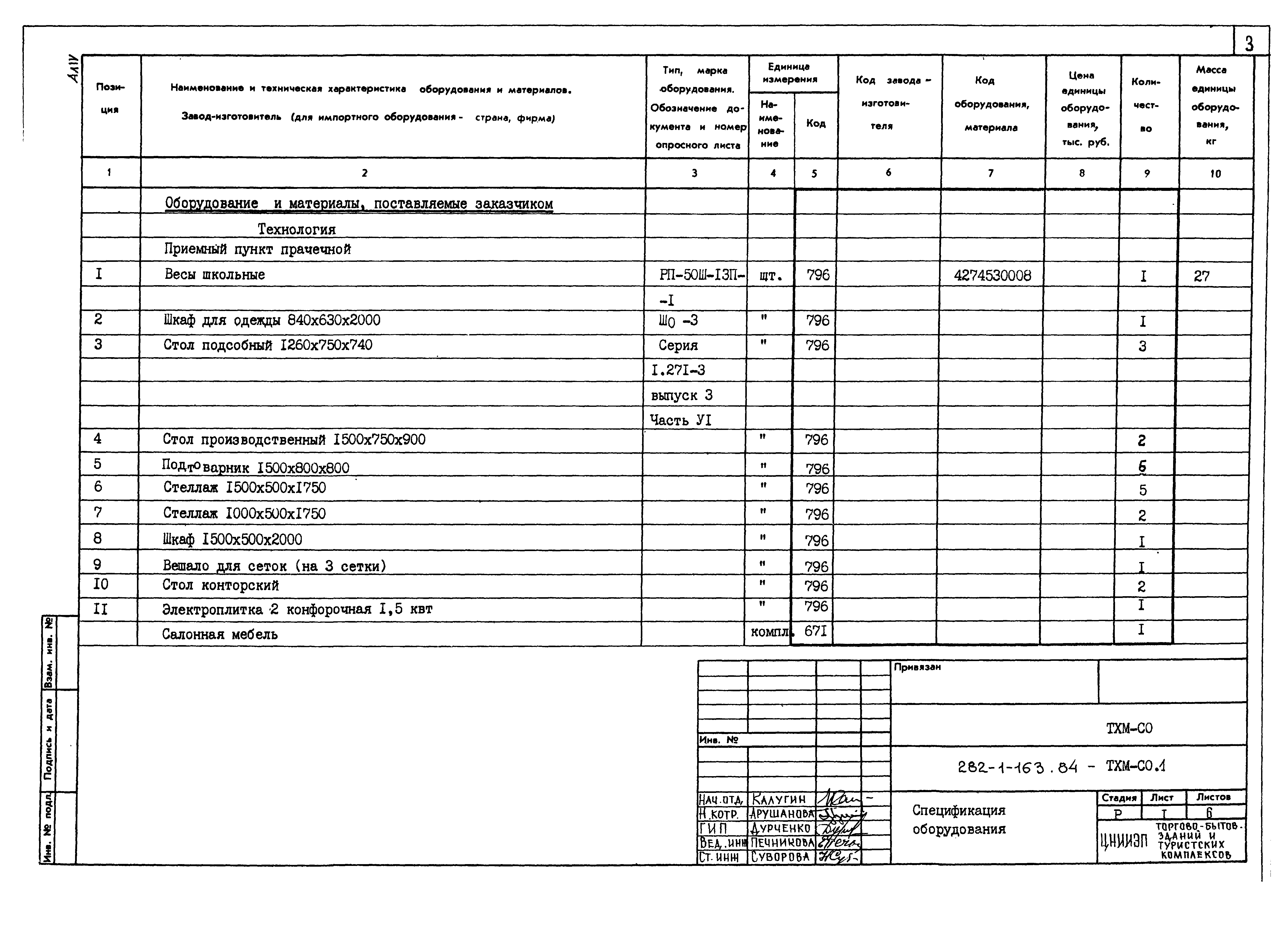 Типовой проект 282-1-163.84