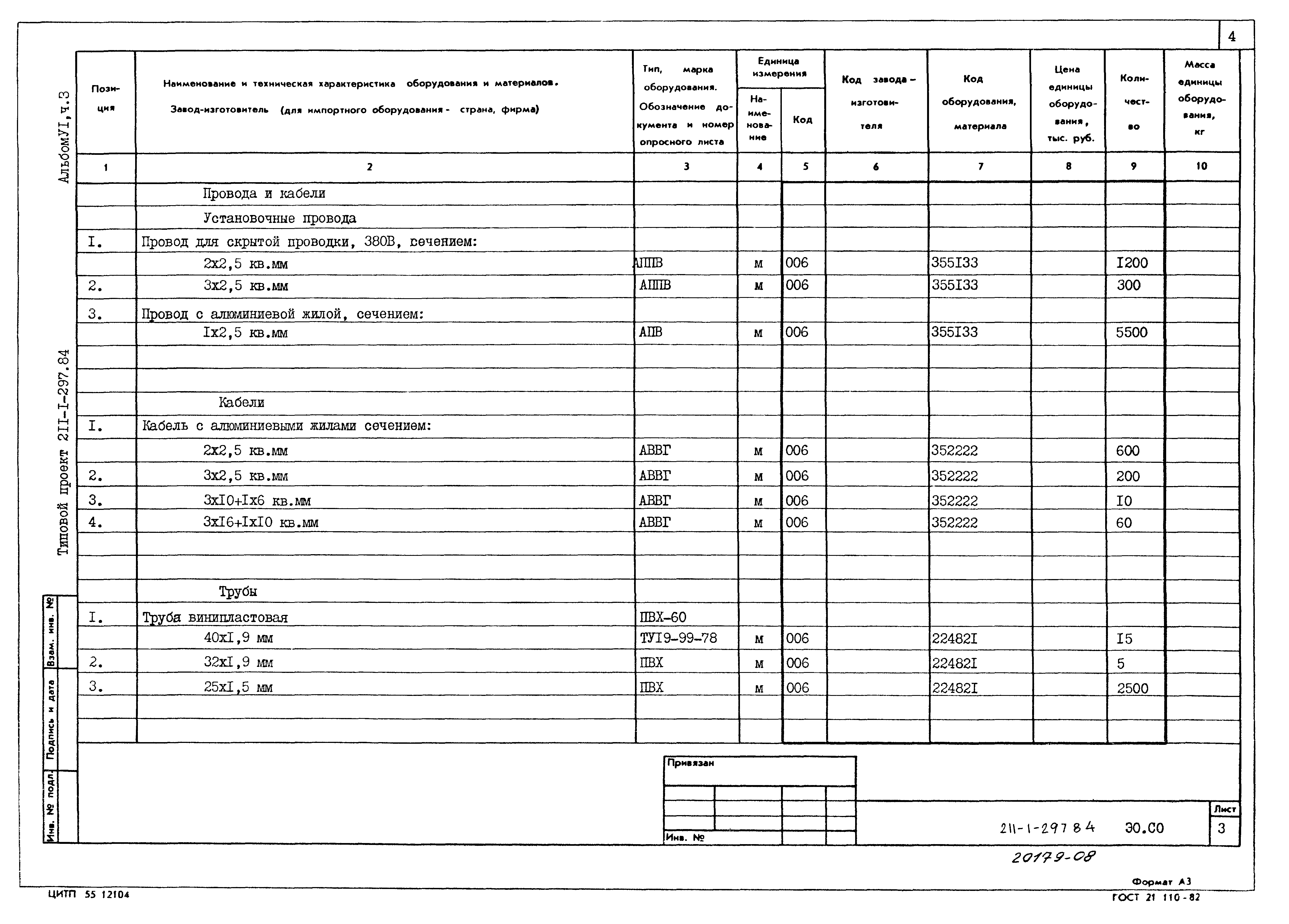 Типовой проект 211-1-297.84