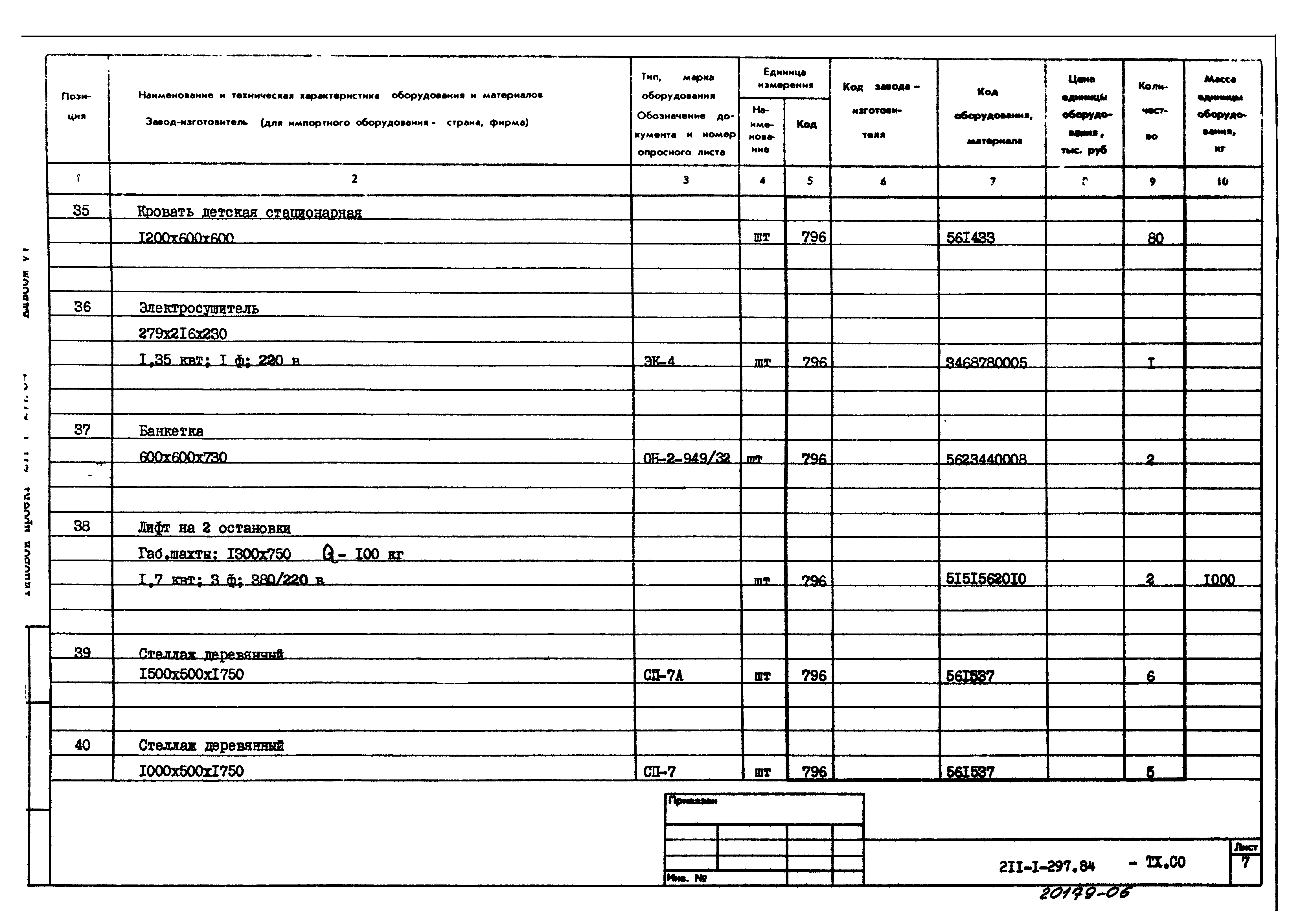 Типовой проект 211-1-297.84