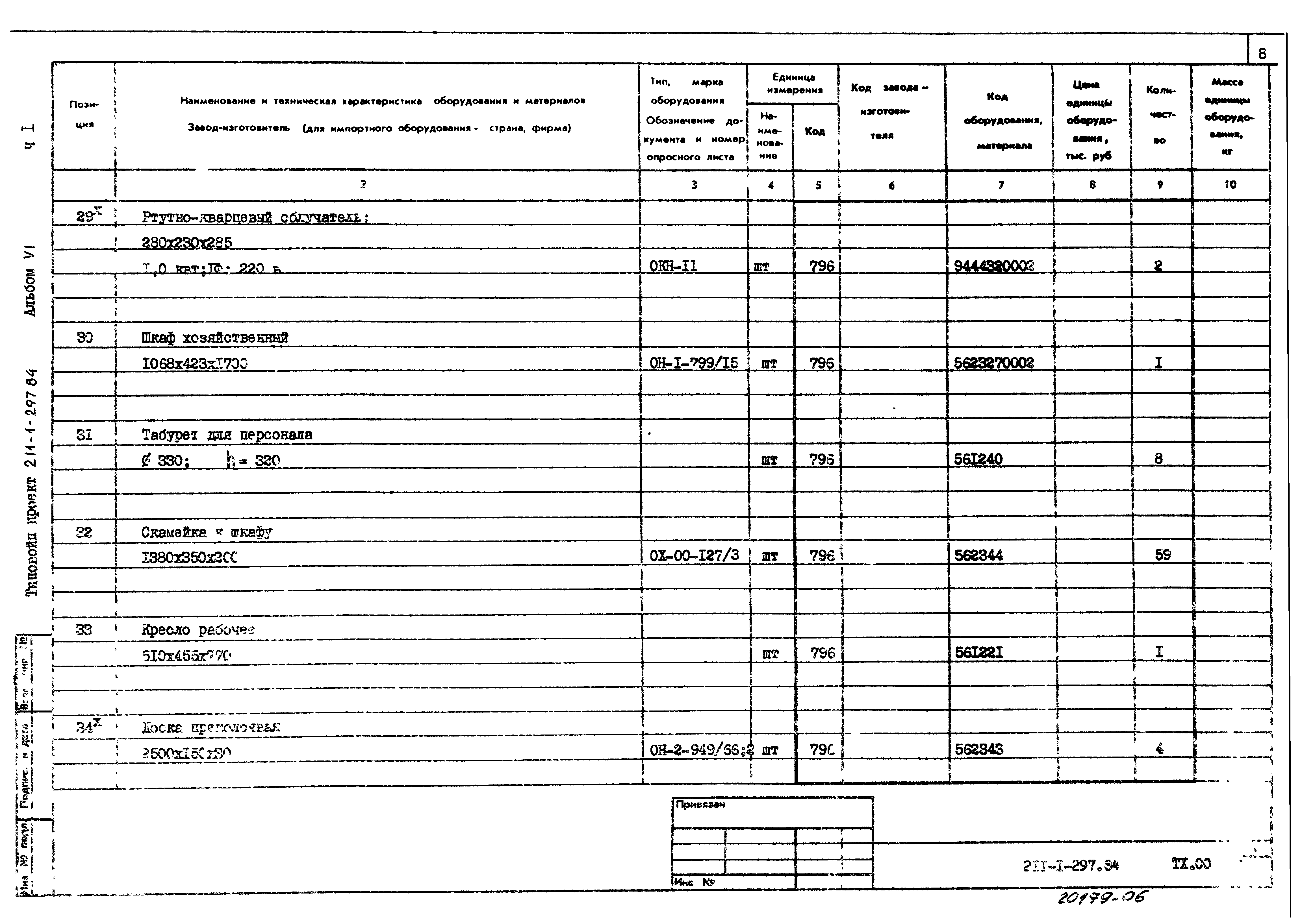 Типовой проект 211-1-297.84