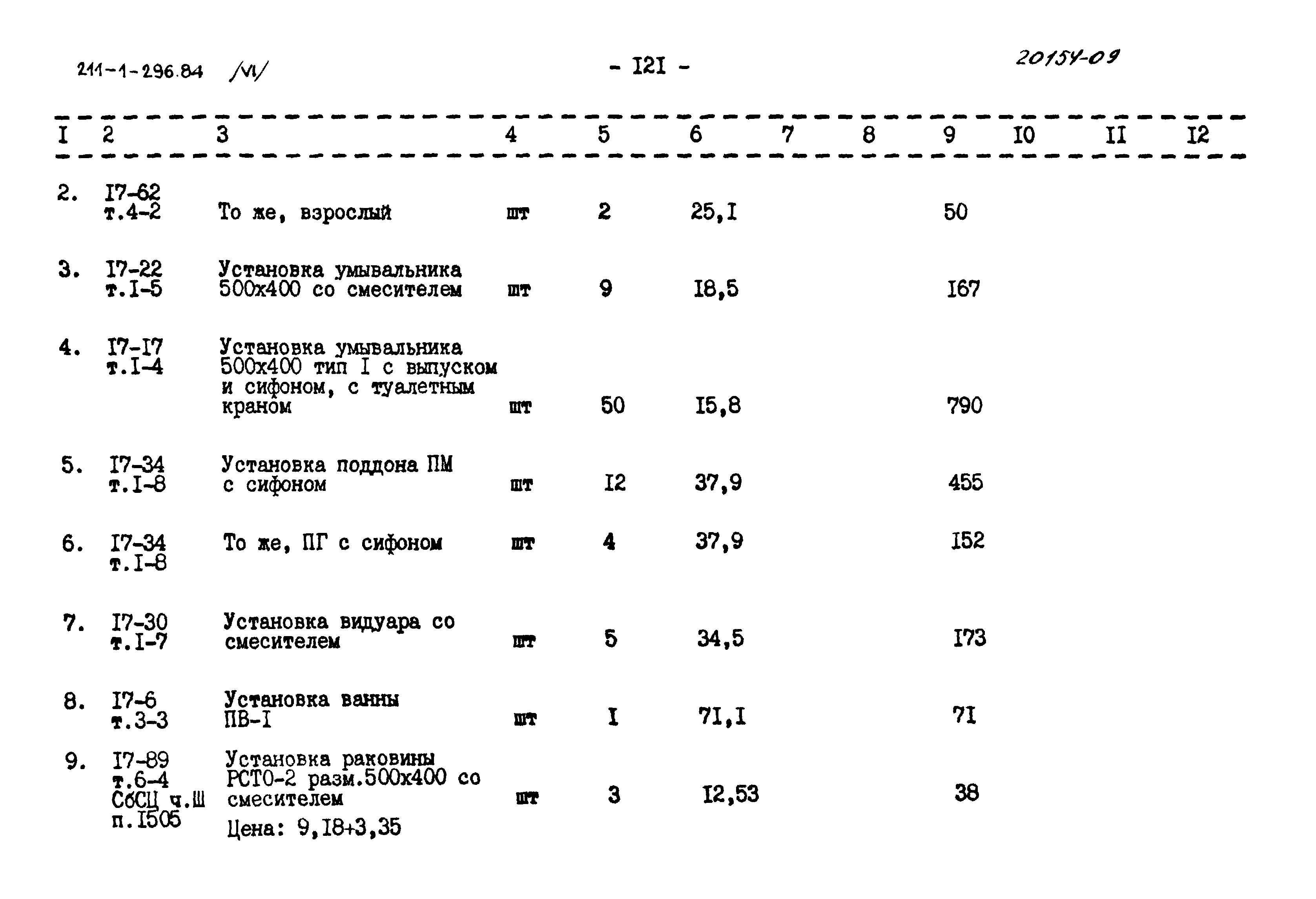 Типовой проект 211-1-296.84