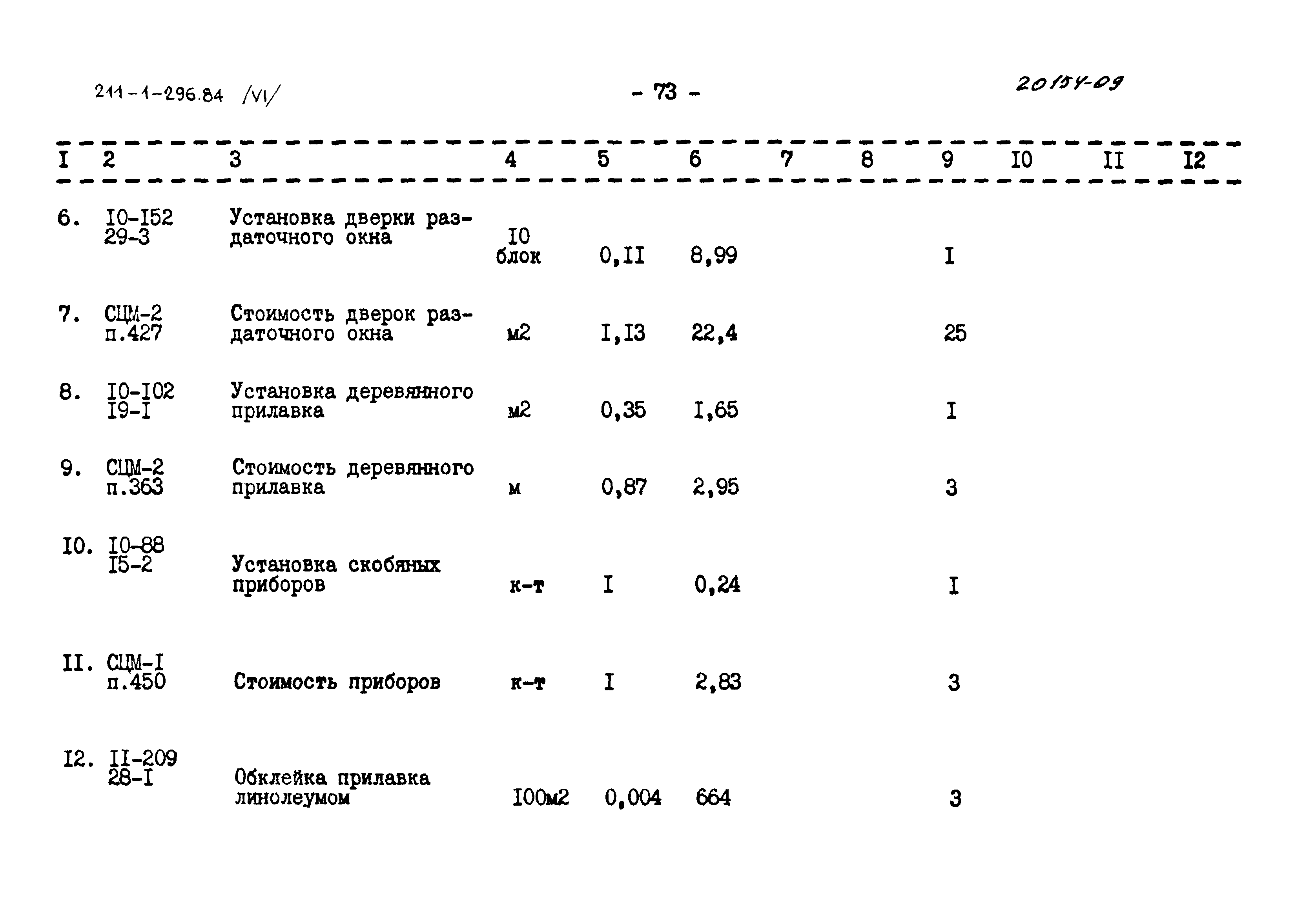 Типовой проект 211-1-296.84
