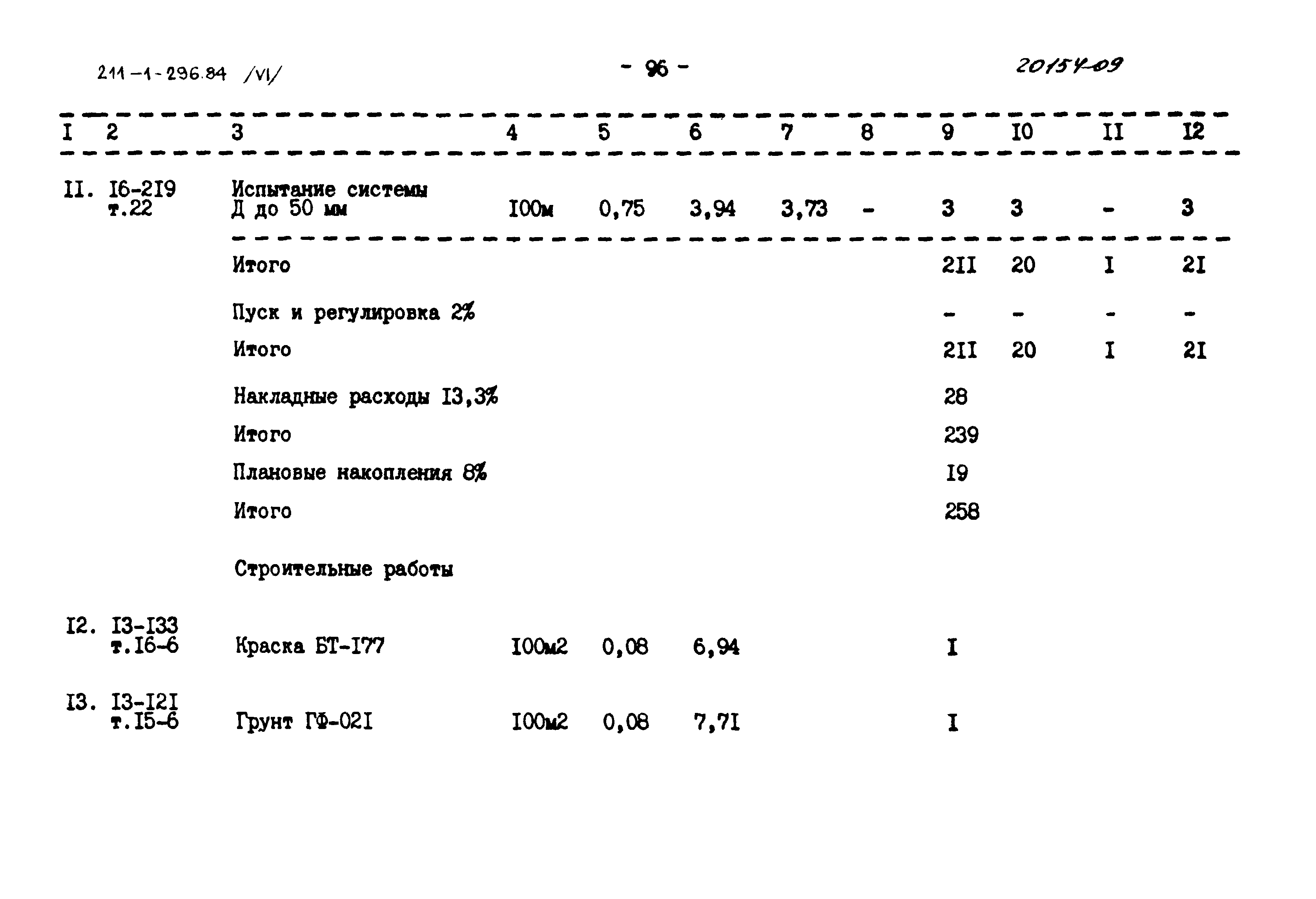 Типовой проект 211-1-296.84