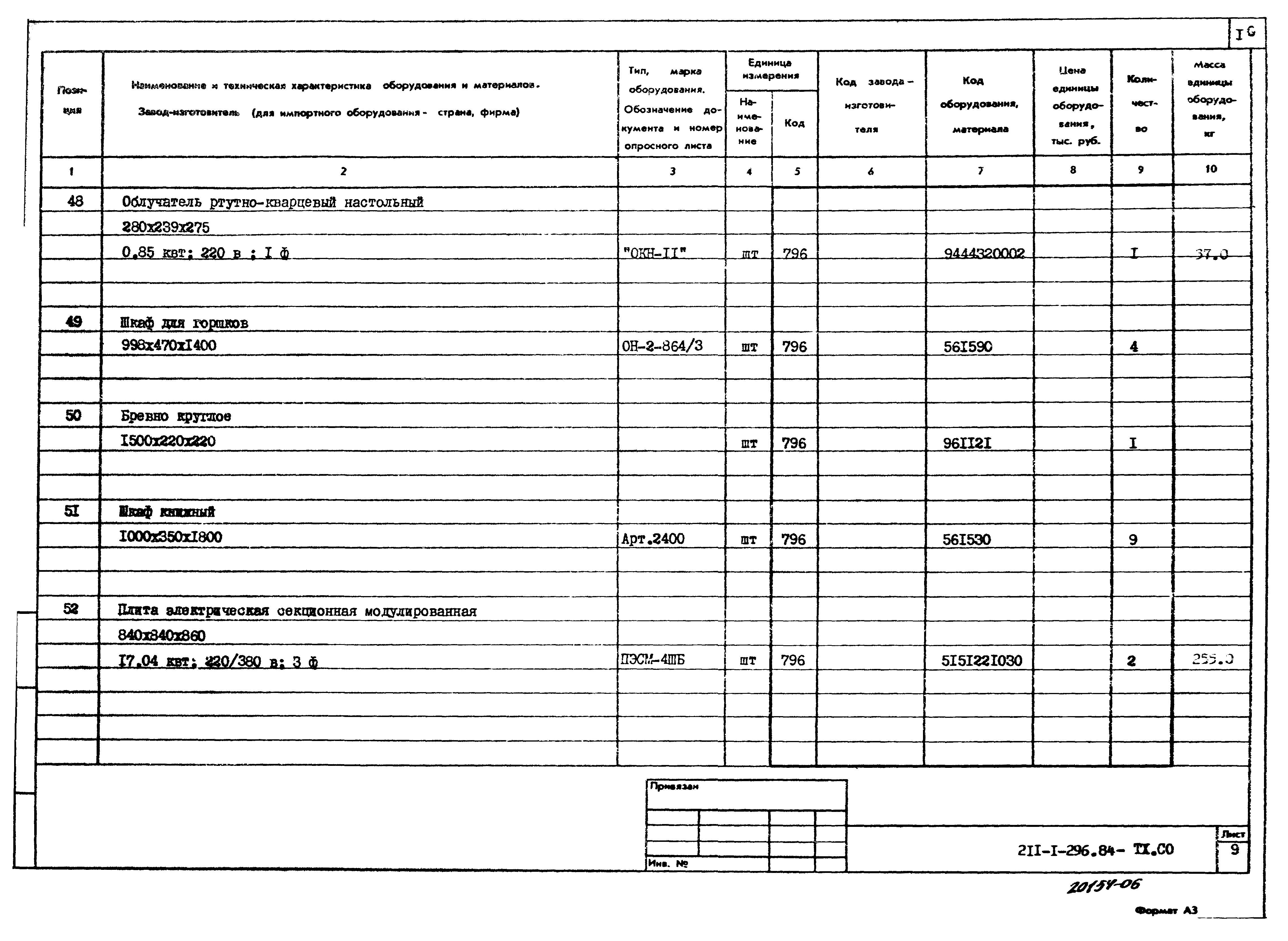 Типовой проект 211-1-296.84