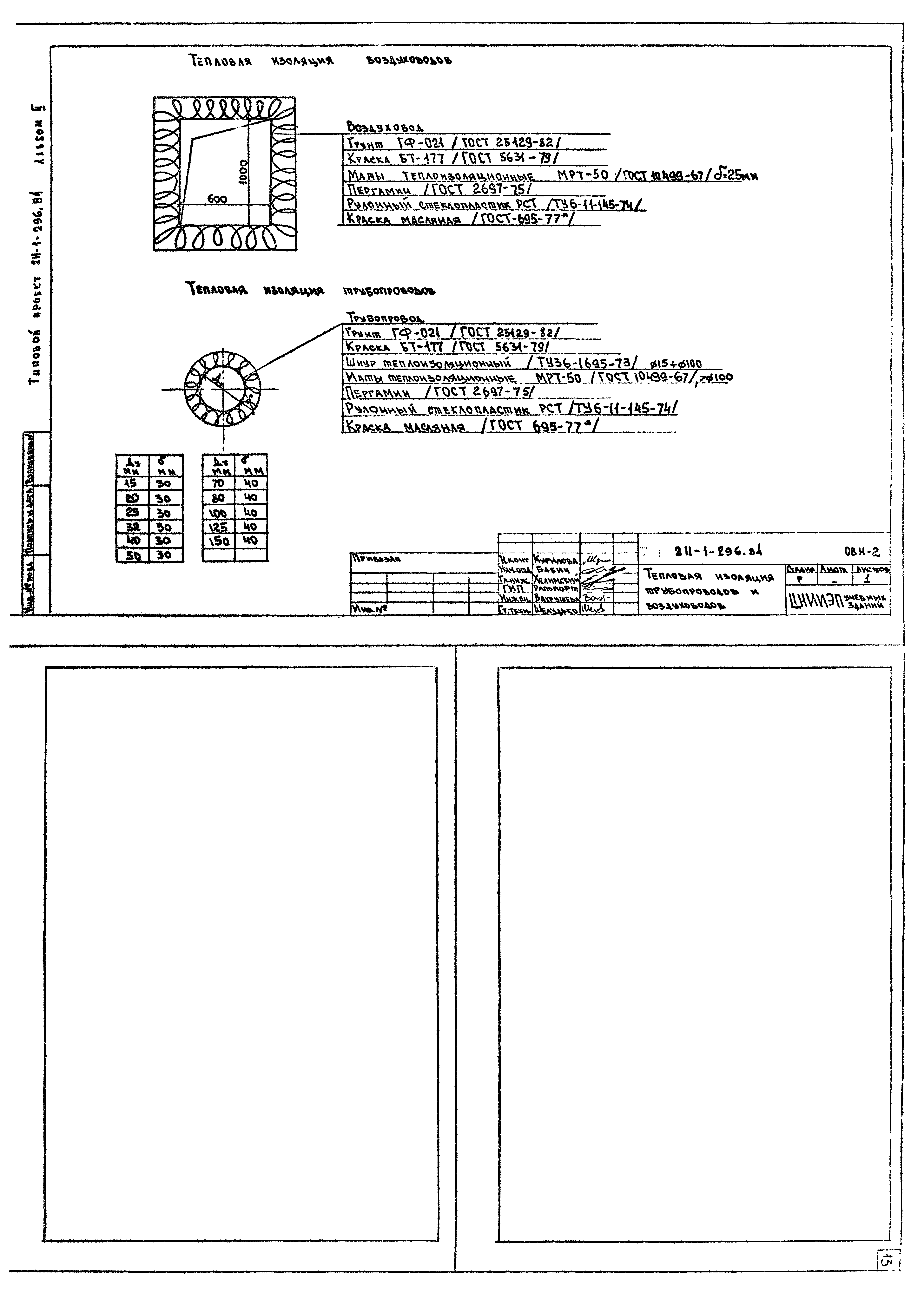 Типовой проект 211-1-296.84