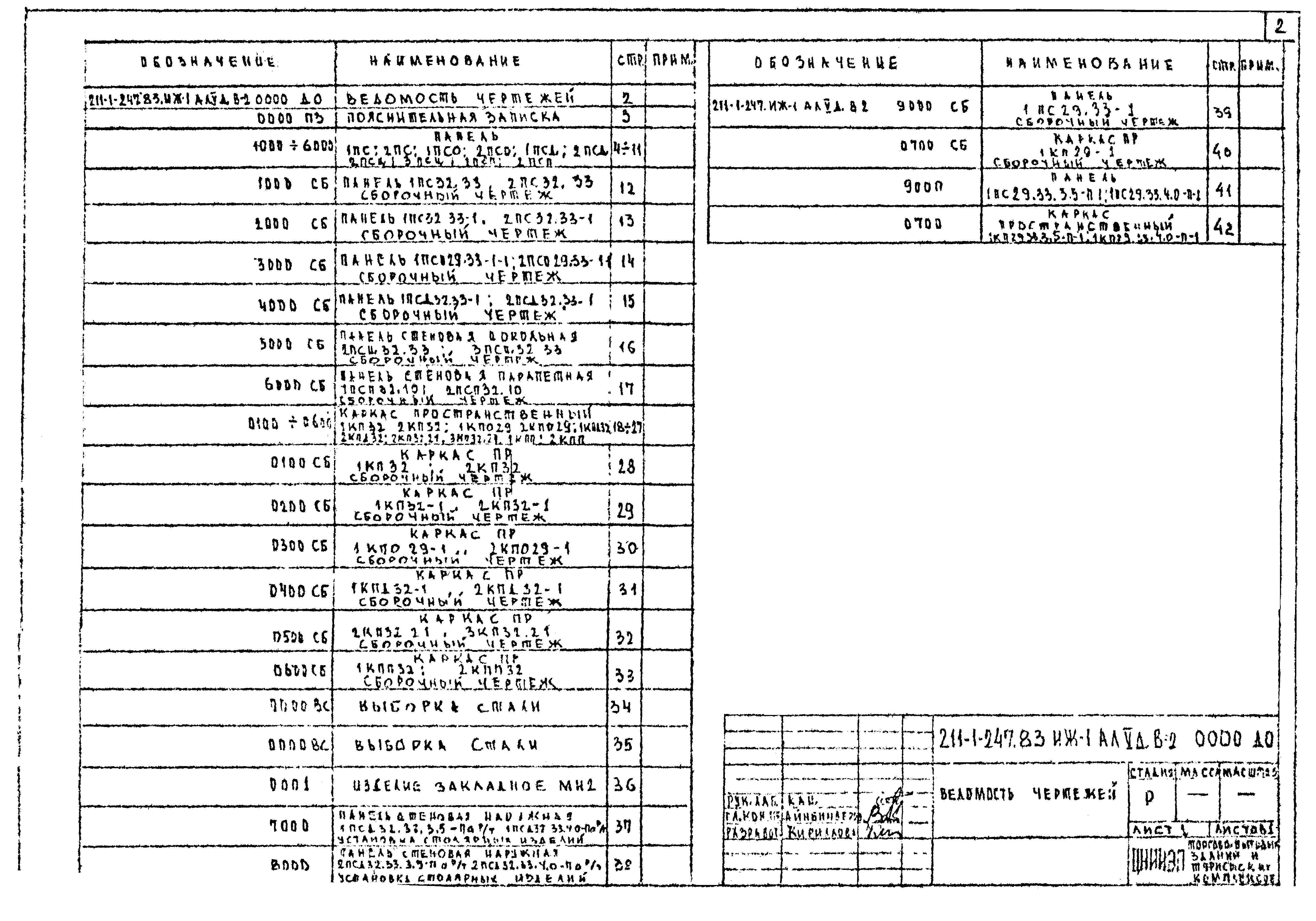 Типовой проект 211-1-247.83