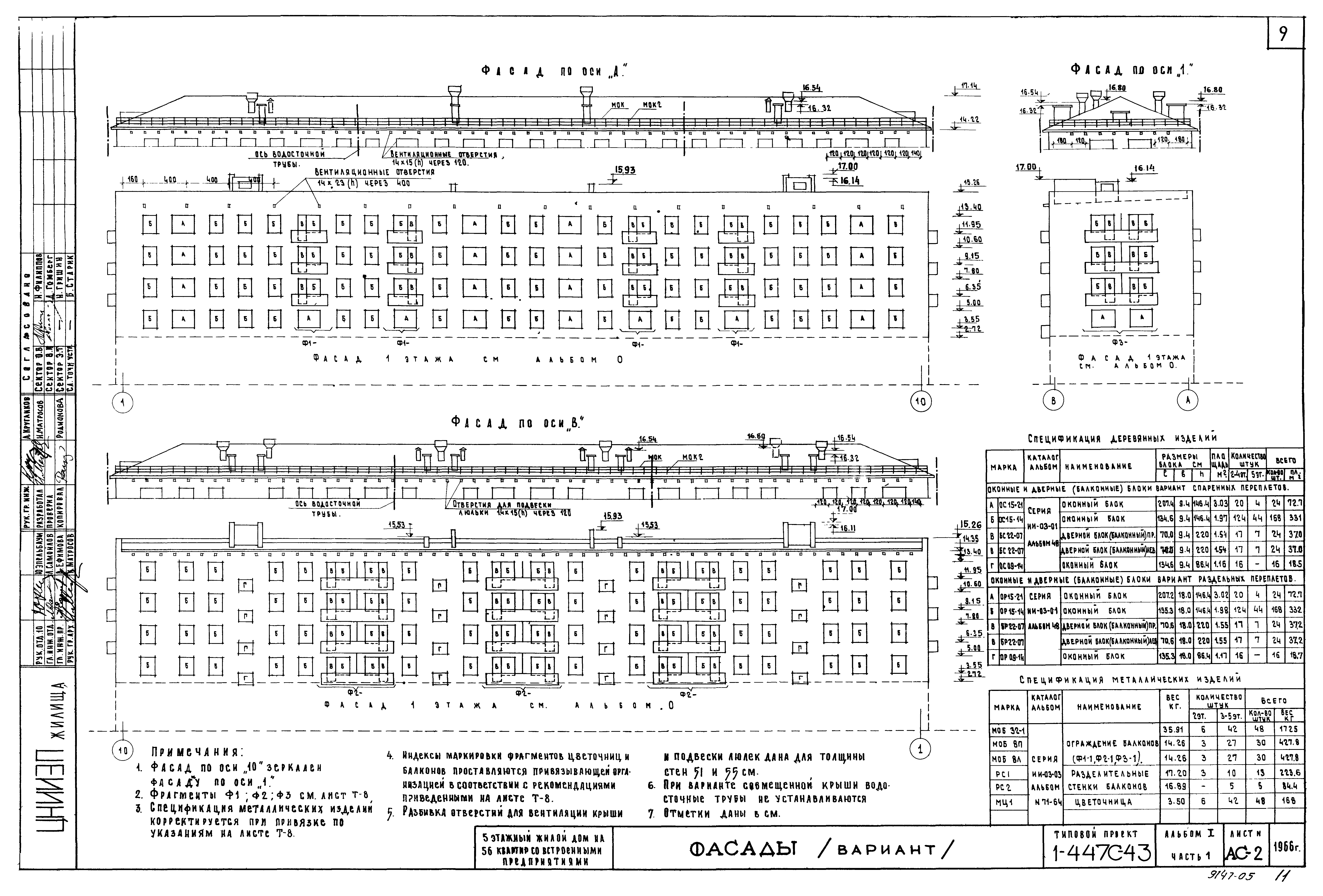 Типовой проект 1-447с-43