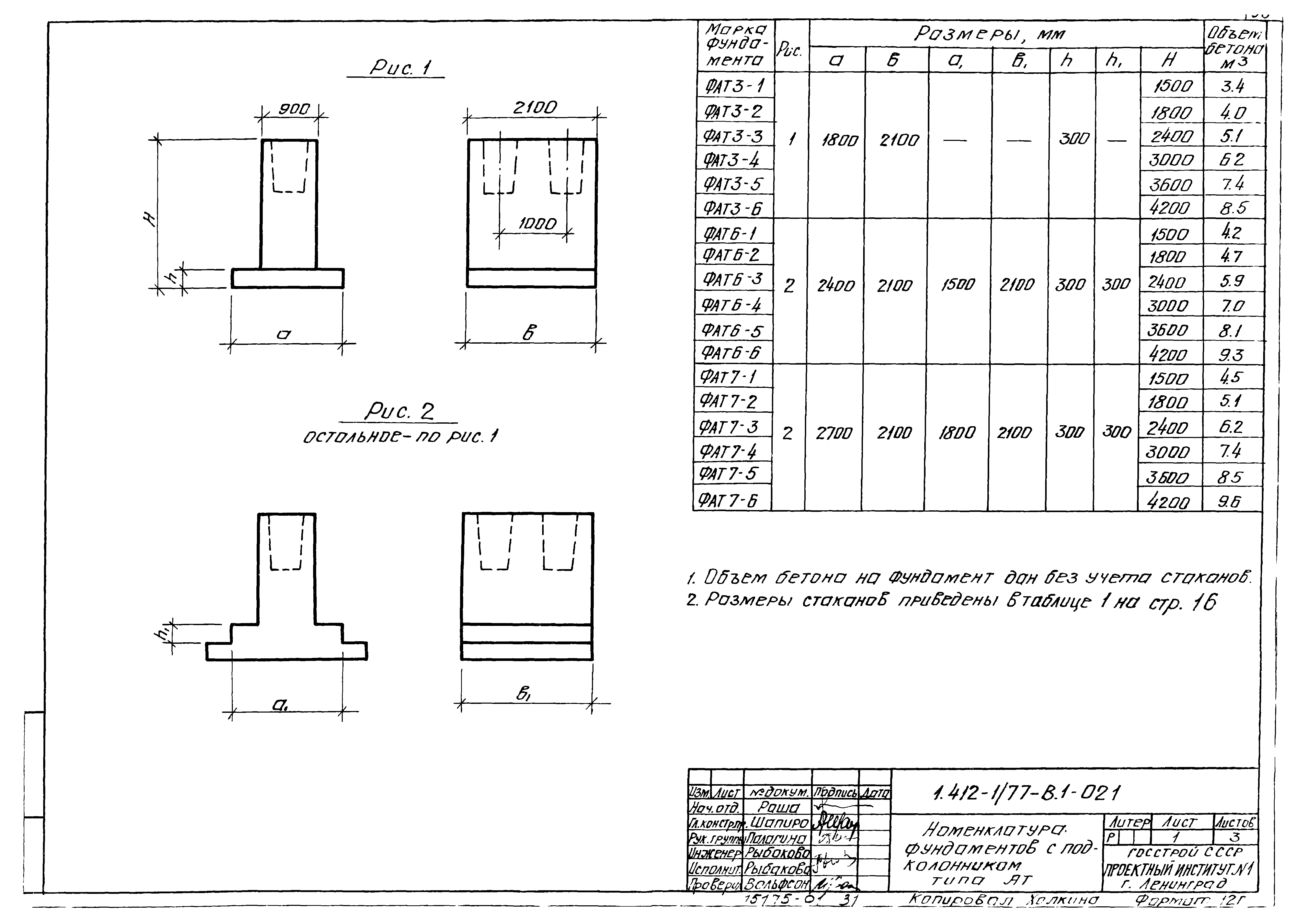 Серия 1.412-1/77