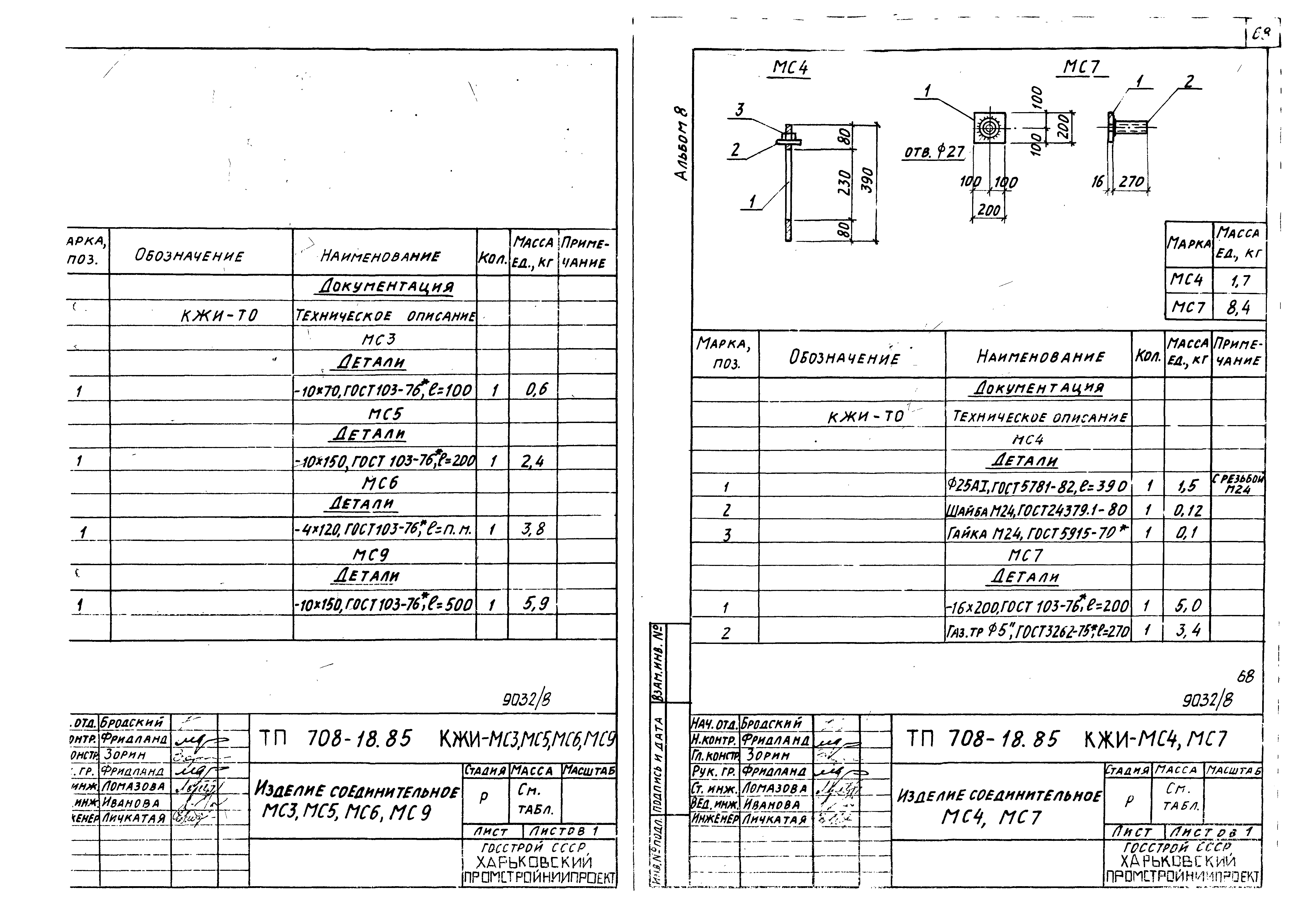 Типовой проект 708-18.85