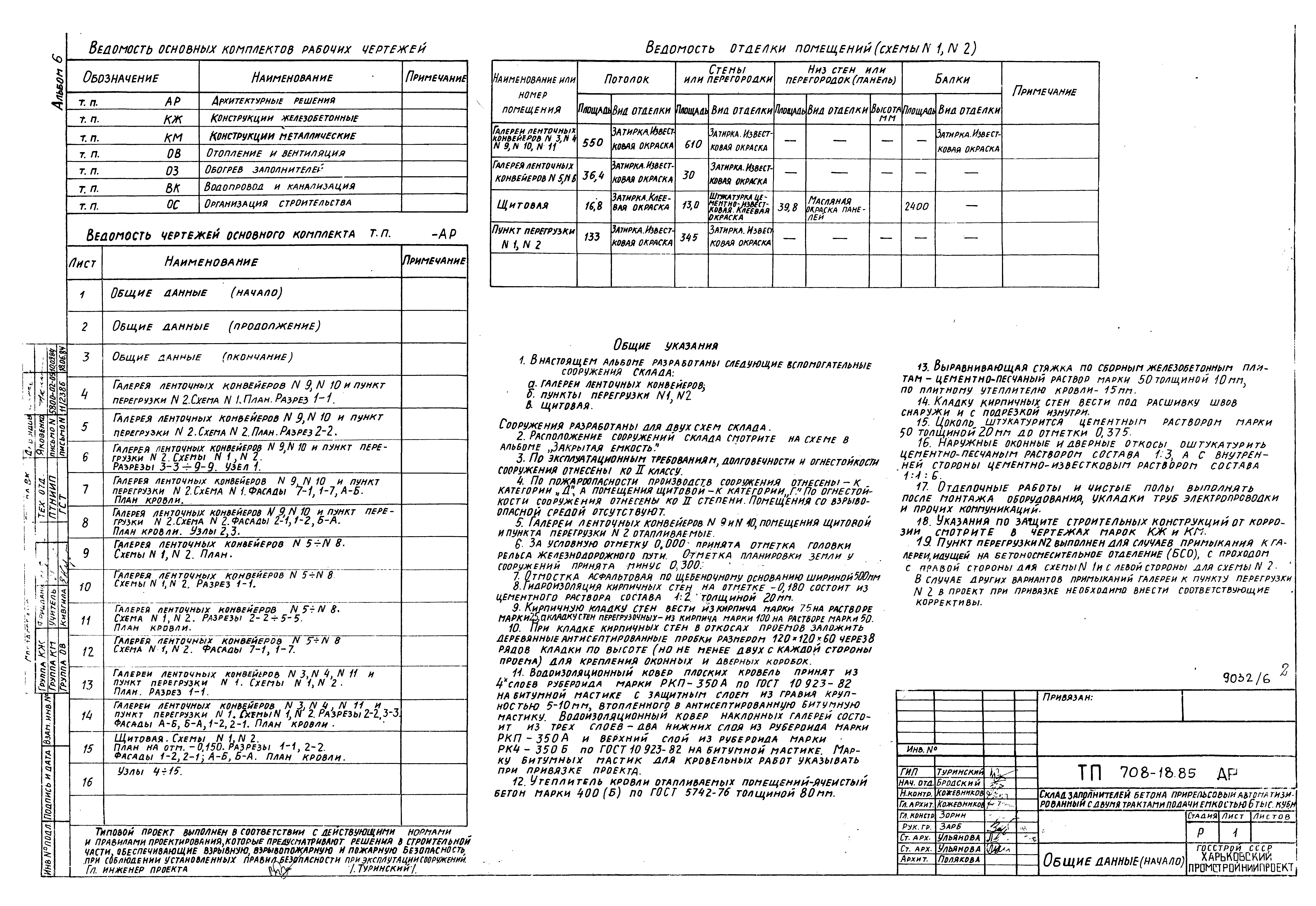 Типовой проект 708-18.85