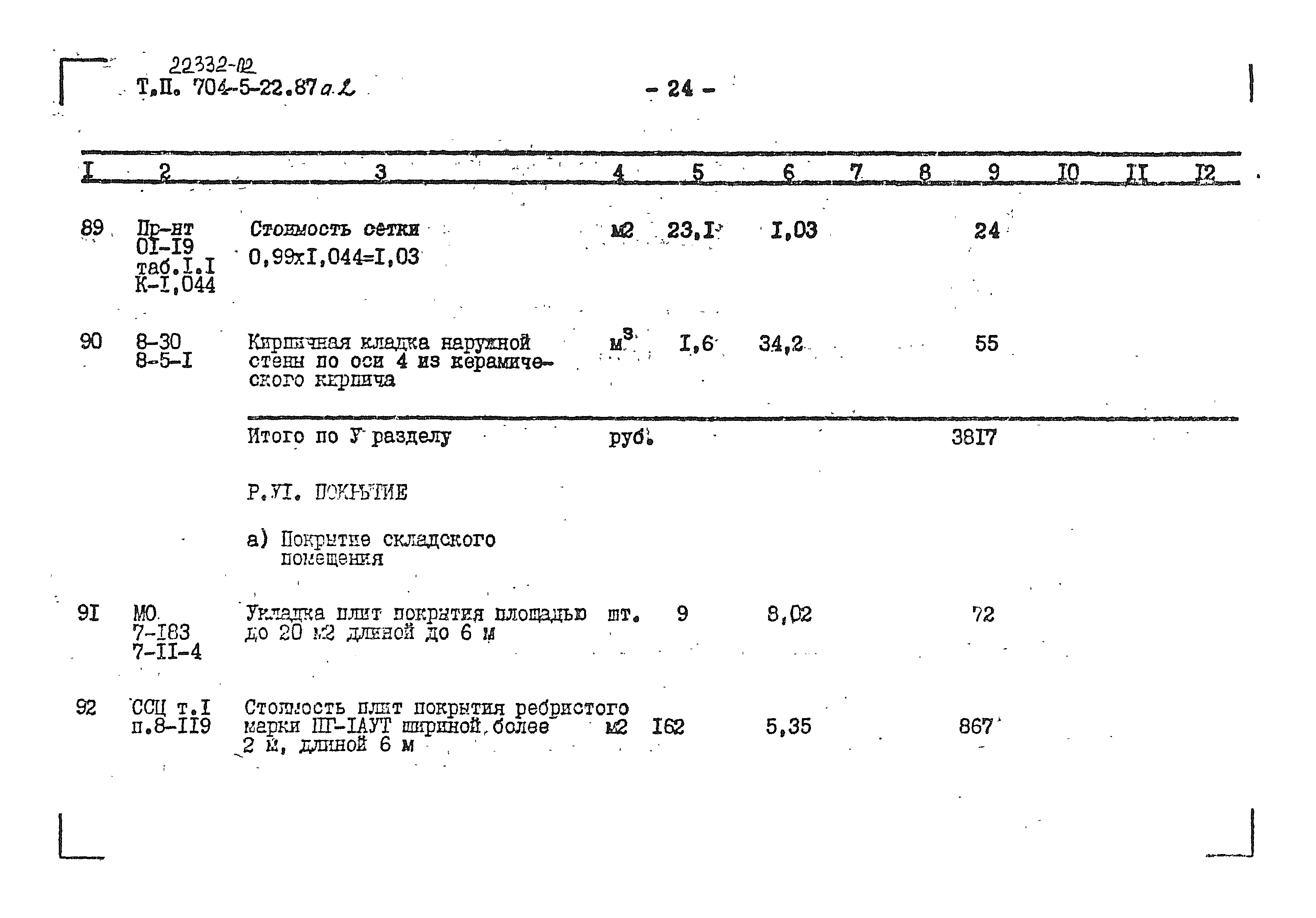 Типовой проект 704-5-22.87