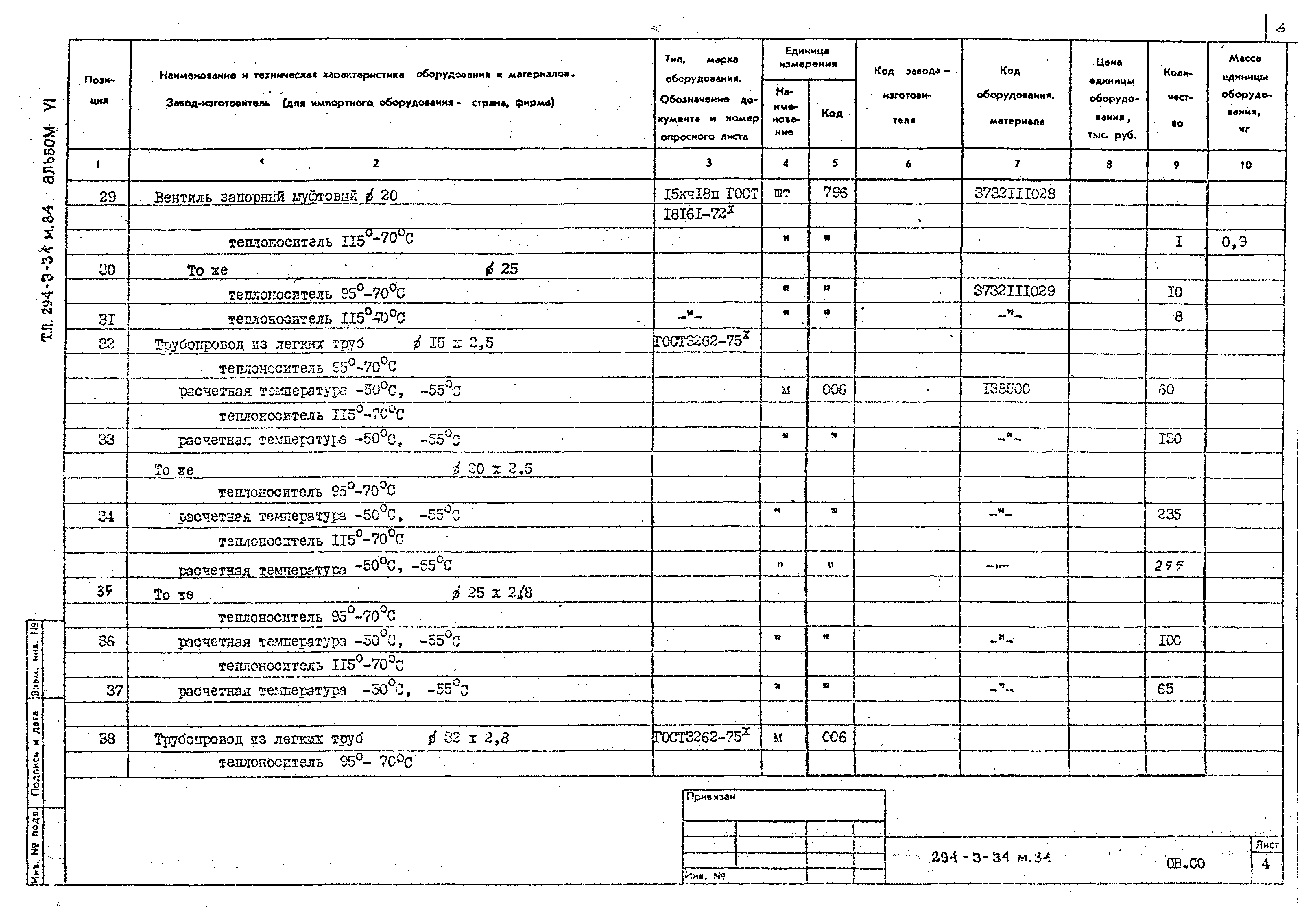 Типовой проект 294-3-34м.84