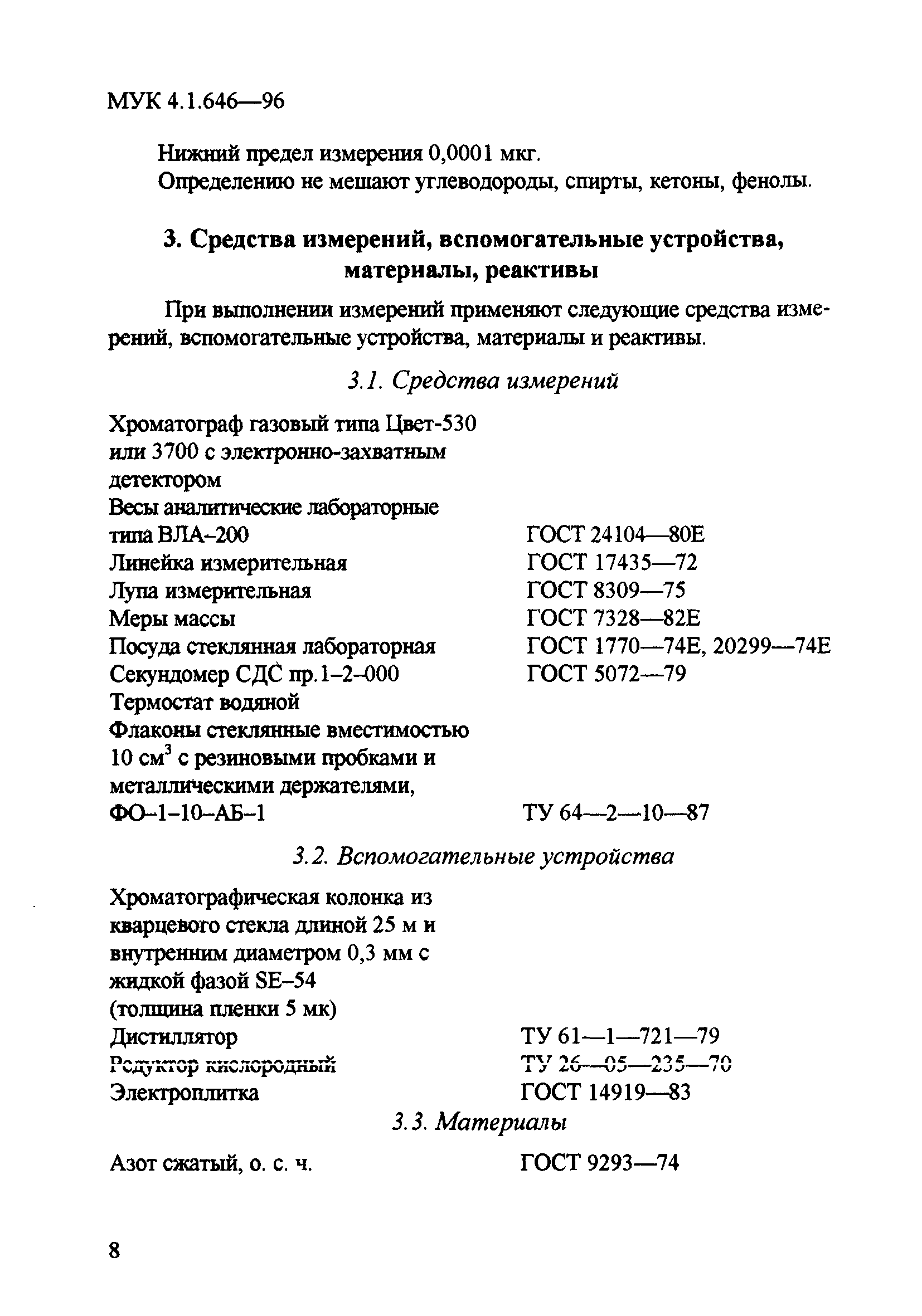 МУК 4.1.646-96