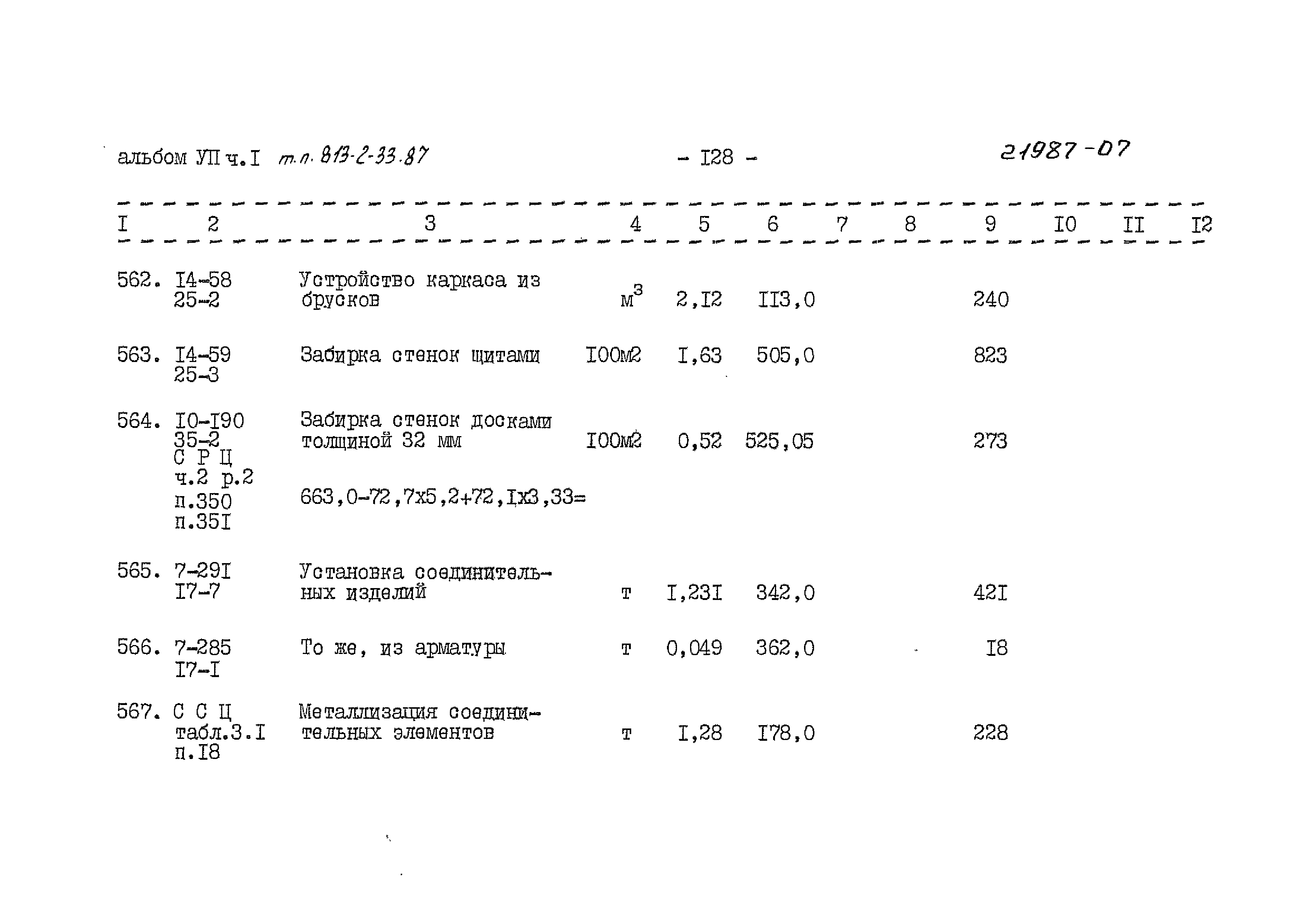 Типовой проект 813-2-33.87