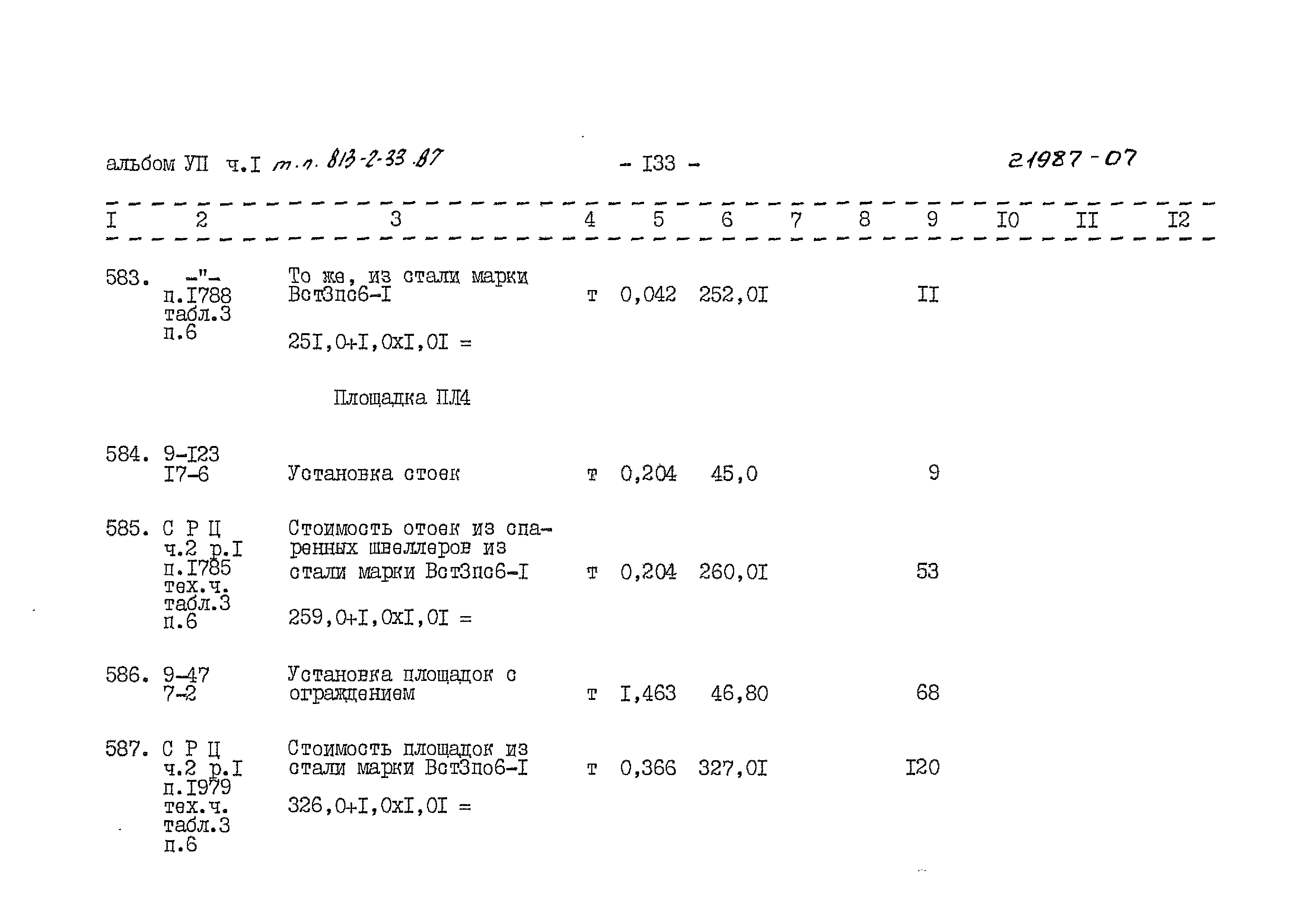 Типовой проект 813-2-33.87