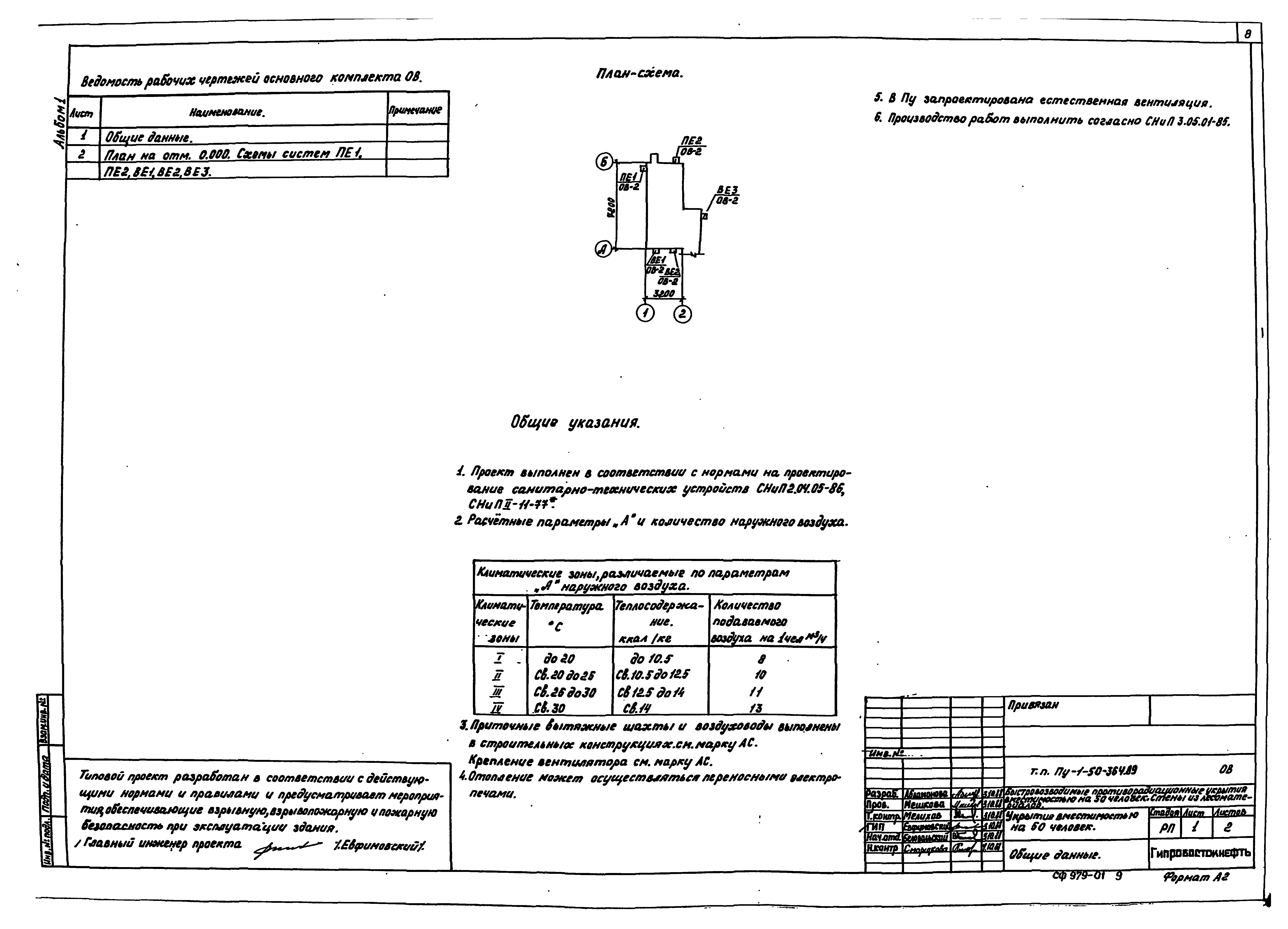 Типовой проект Пу-1-50-364.89