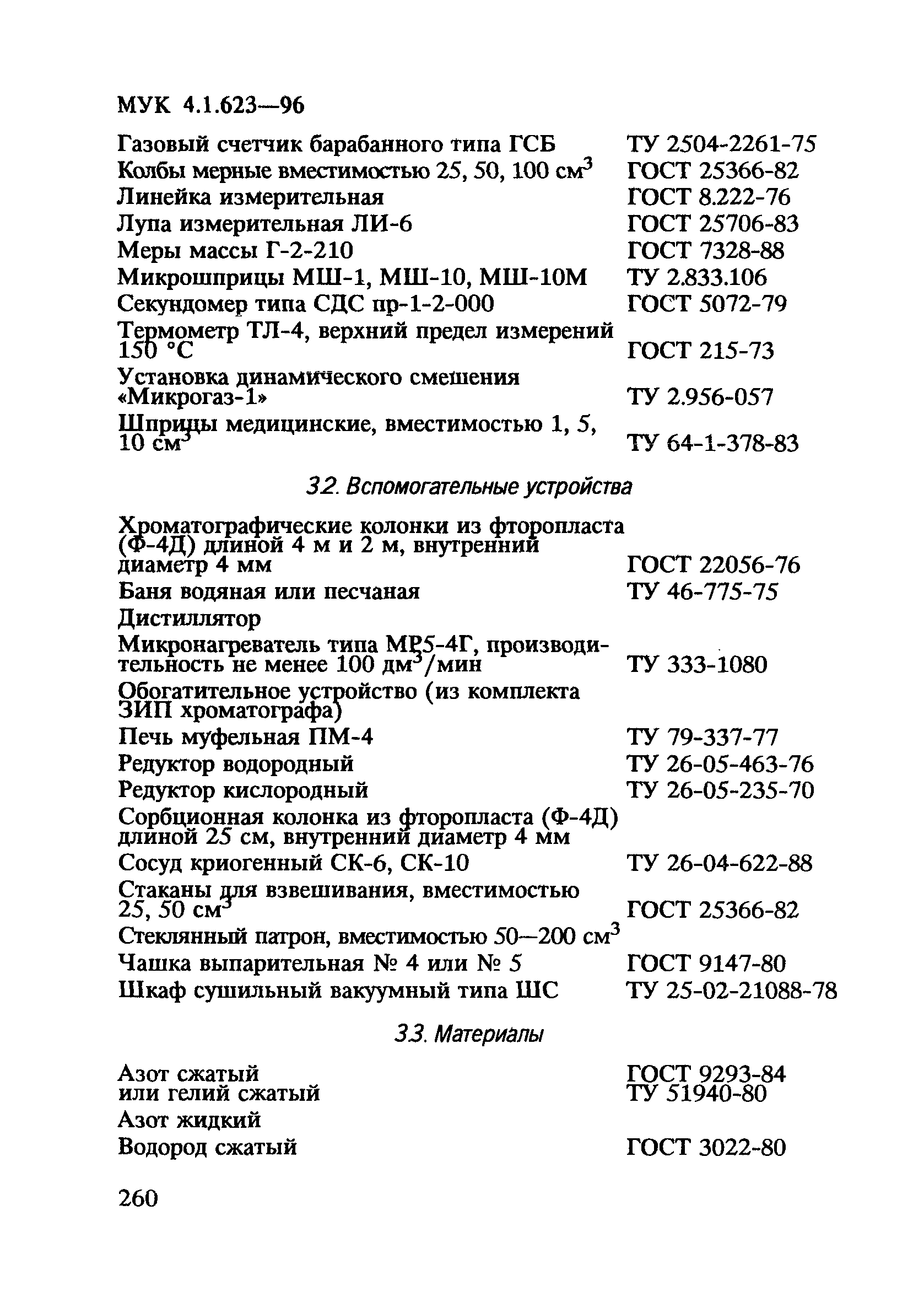 МУК 4.1.623-96