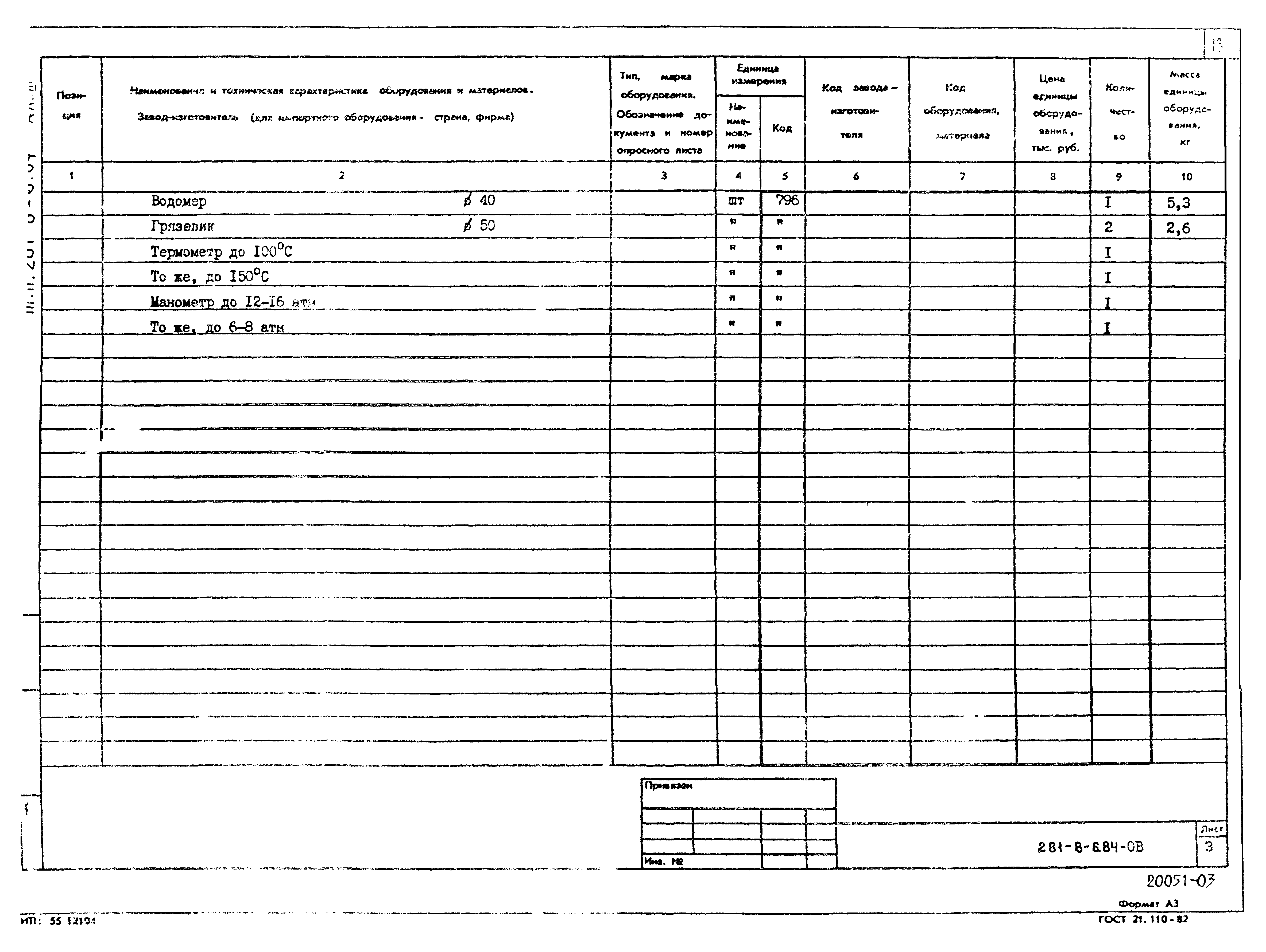 Типовой проект 281-8-6.84