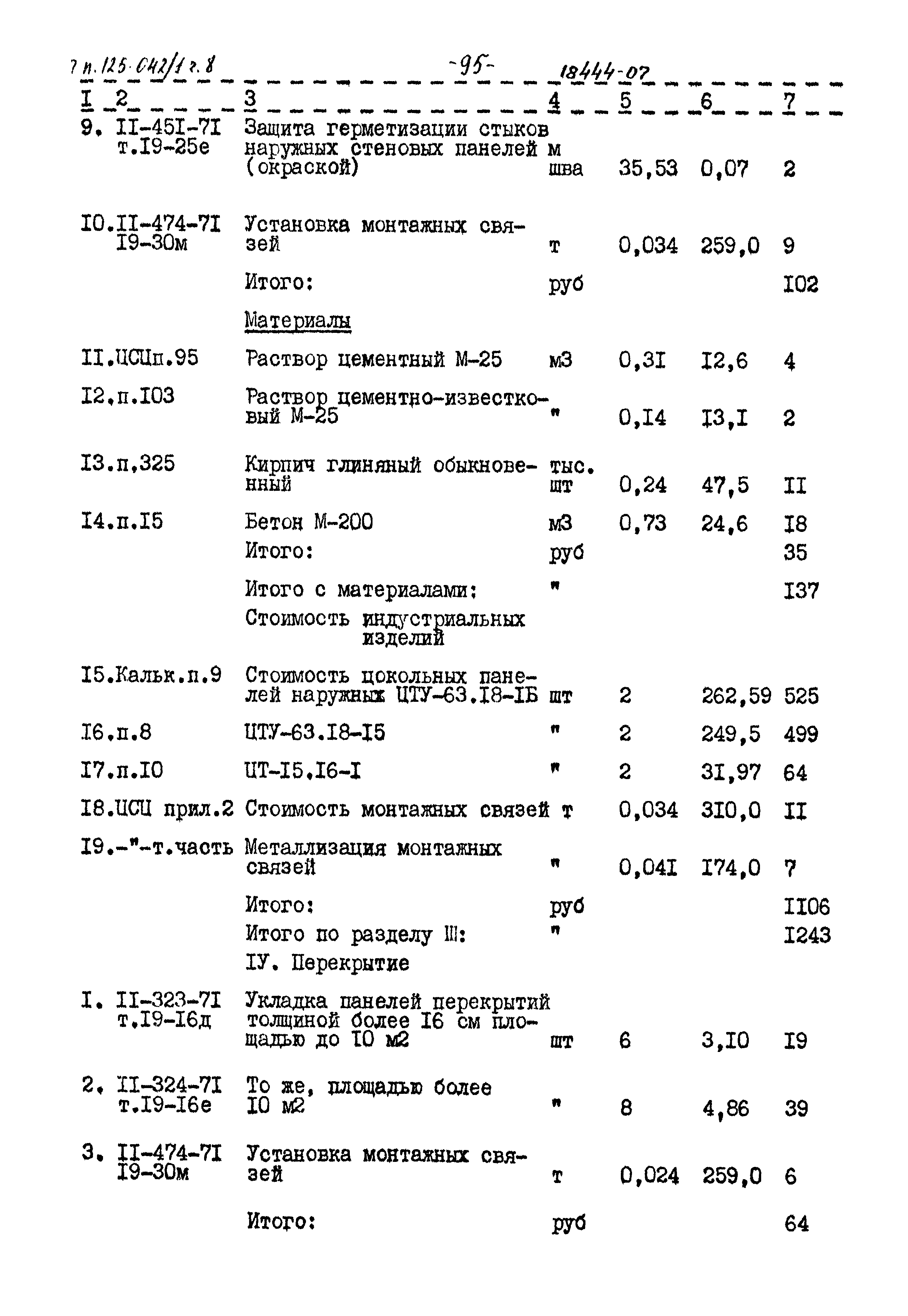 Типовой проект 125-042/1