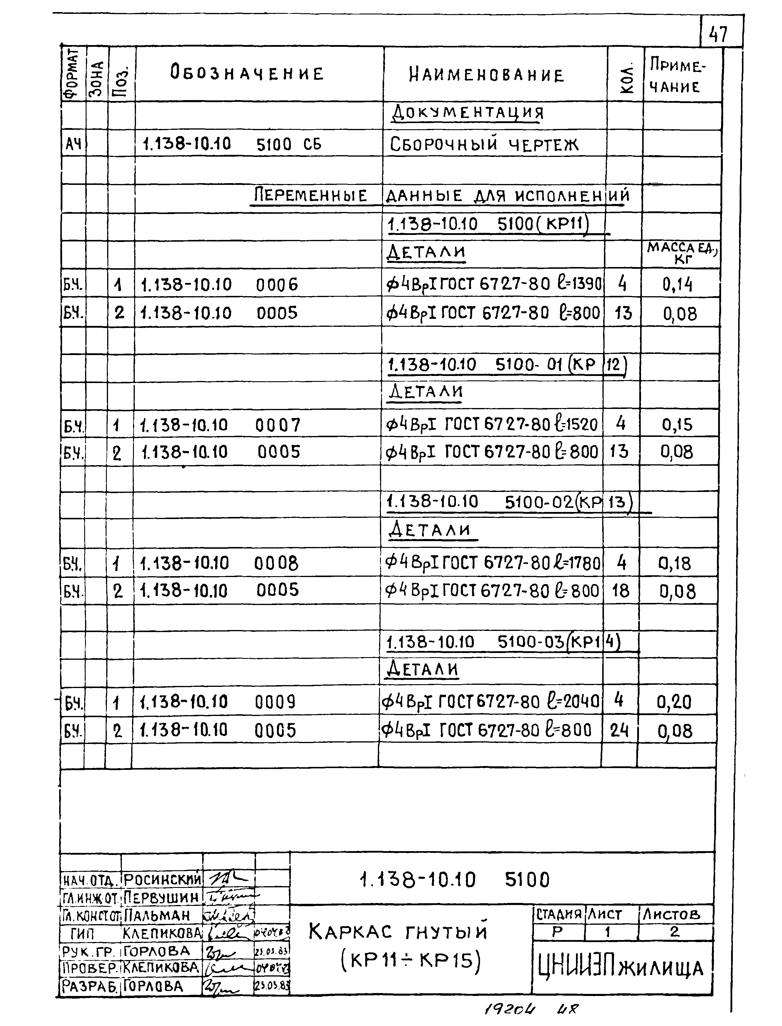 Серия 1.138-10