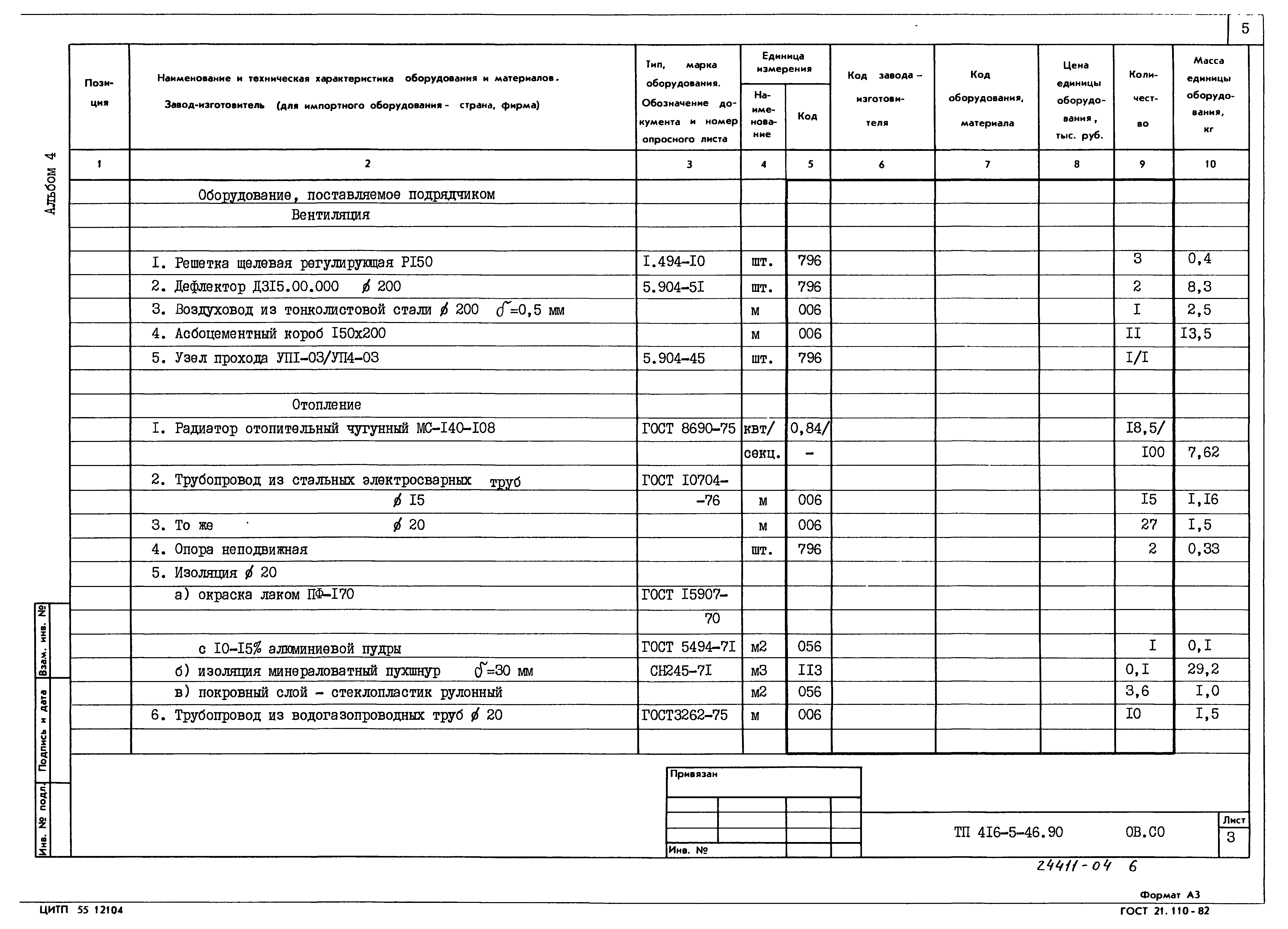 Типовой проект 416-5-46.90