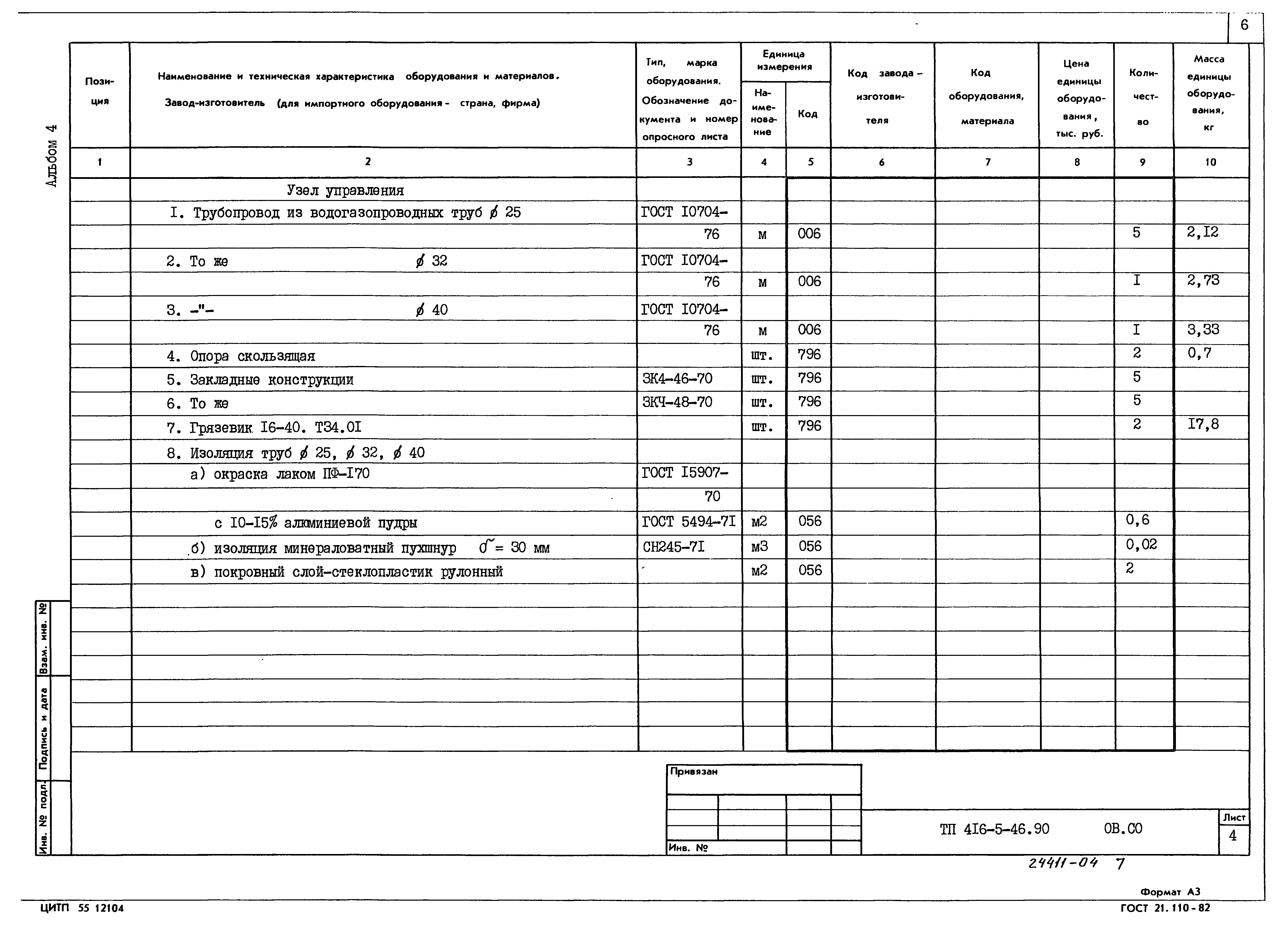 Типовой проект 416-5-46.90