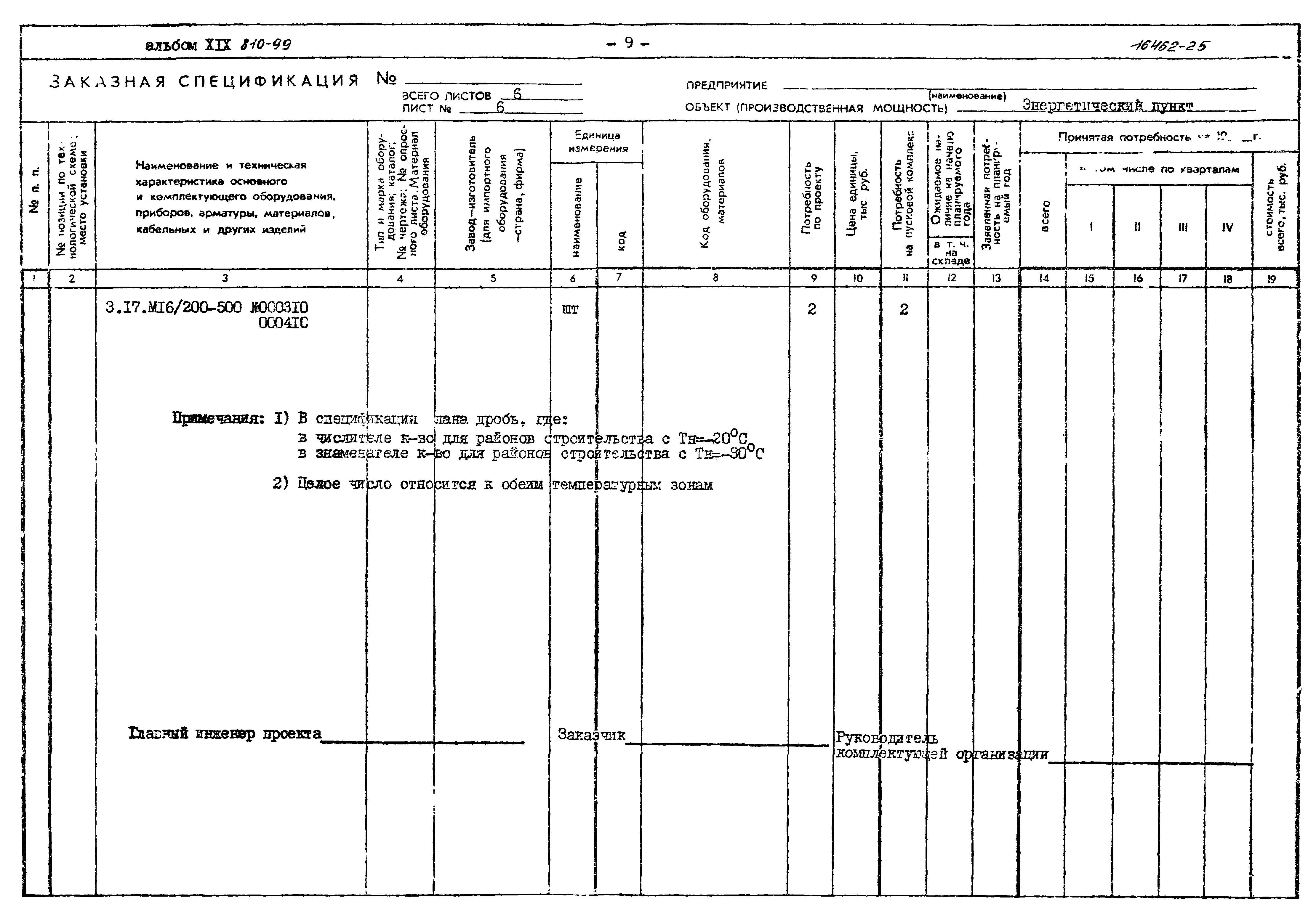 Типовой проект 810-99