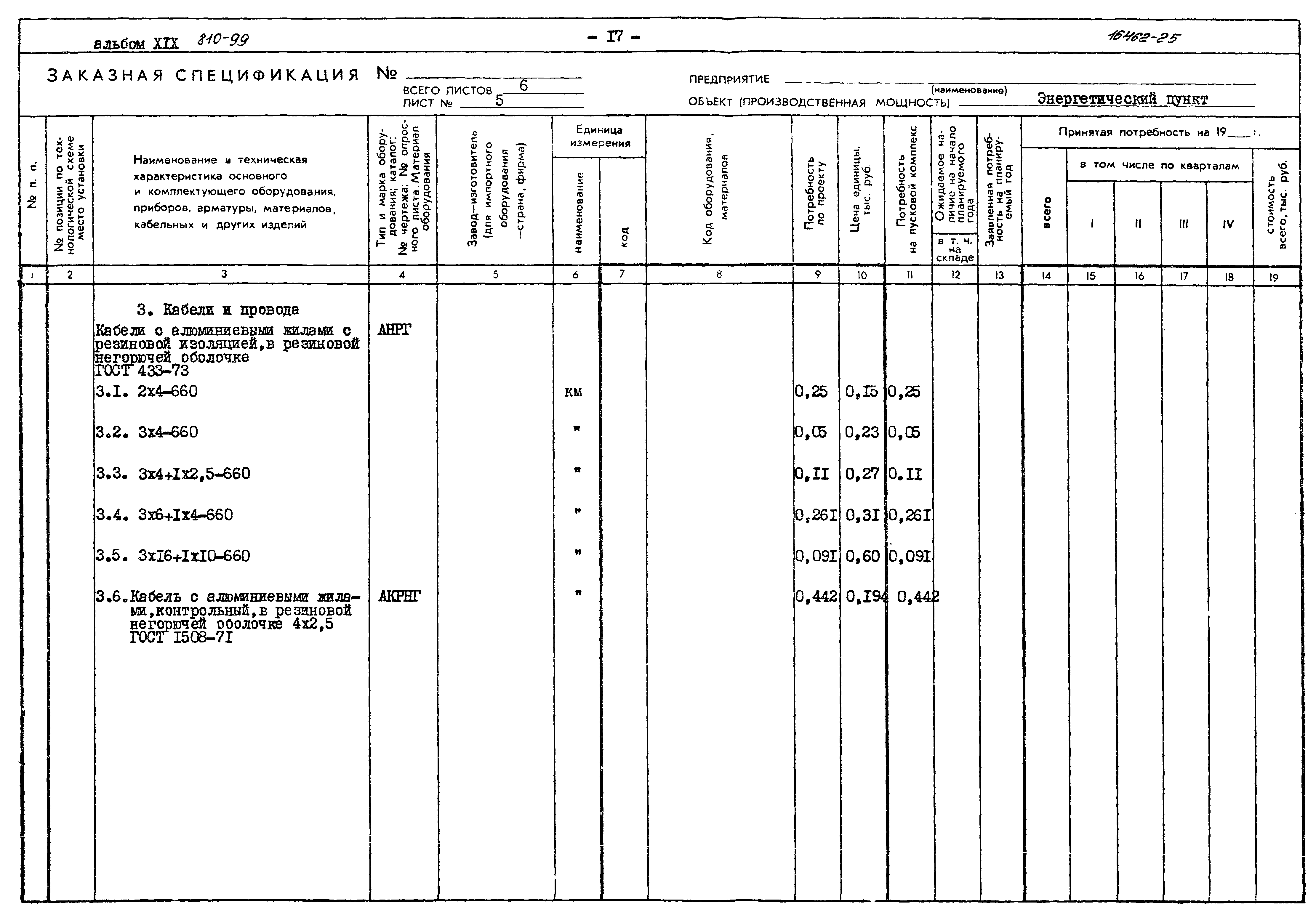 Типовой проект 810-99