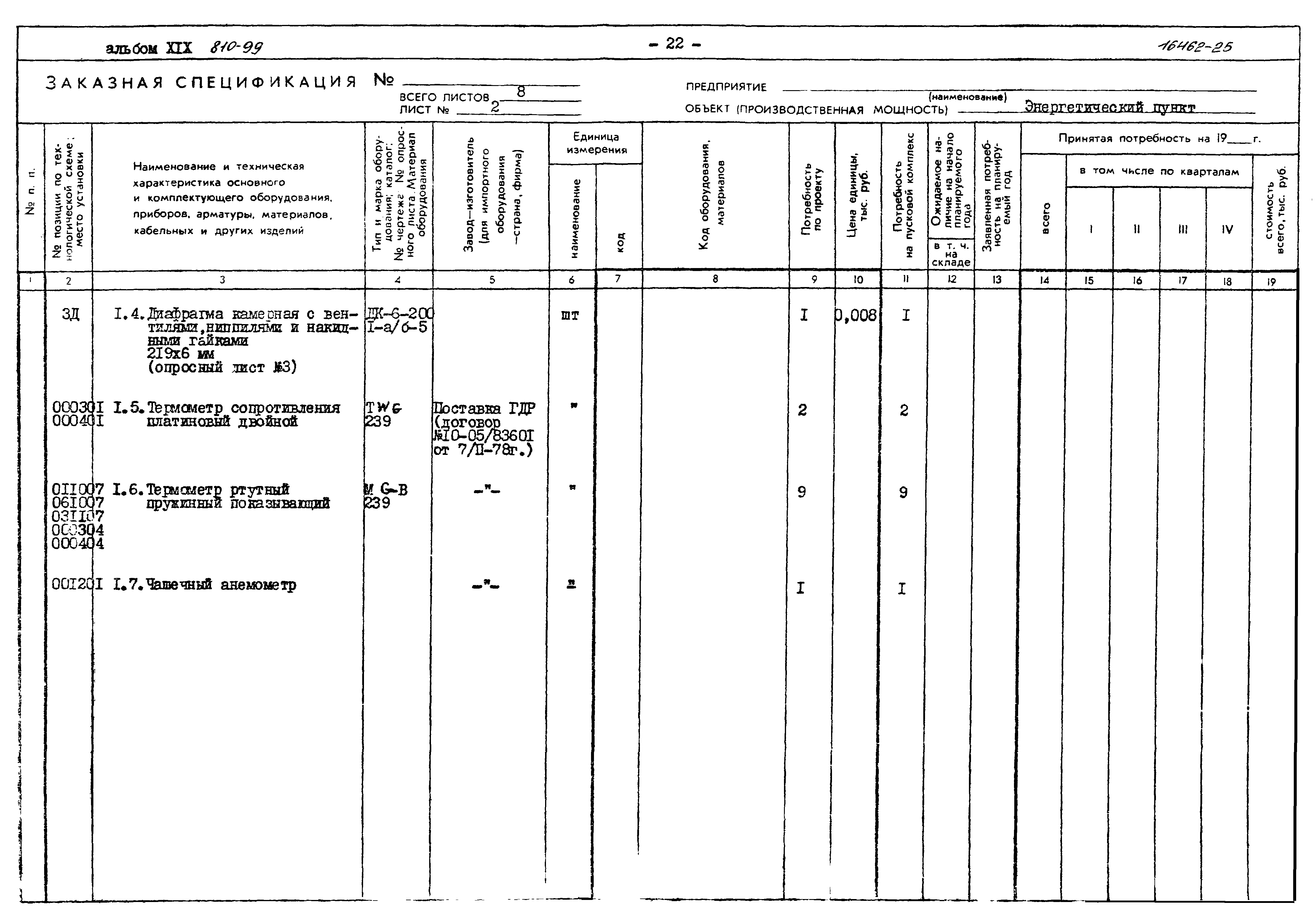 Типовой проект 810-99