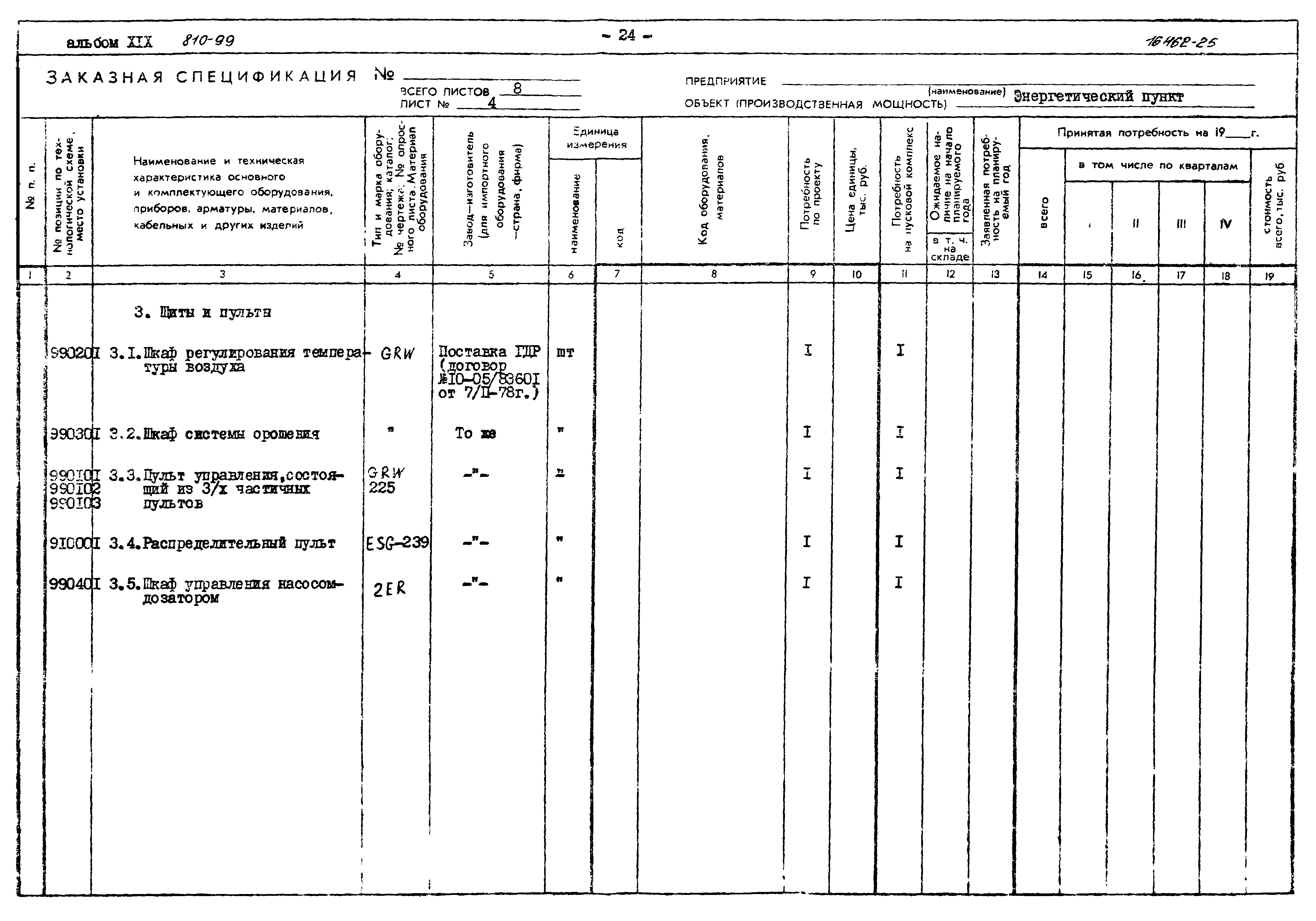 Типовой проект 810-99