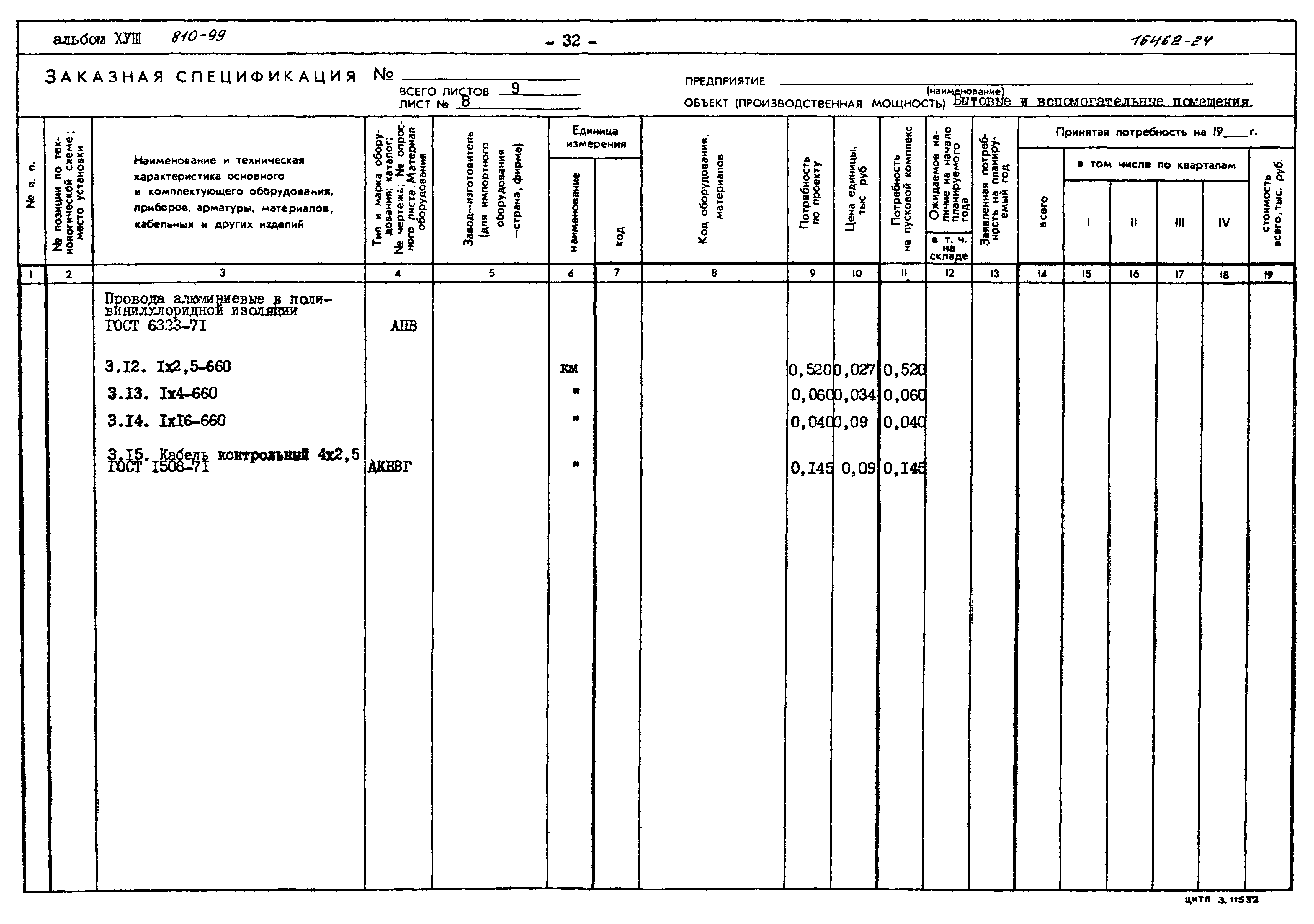 Типовой проект 810-99