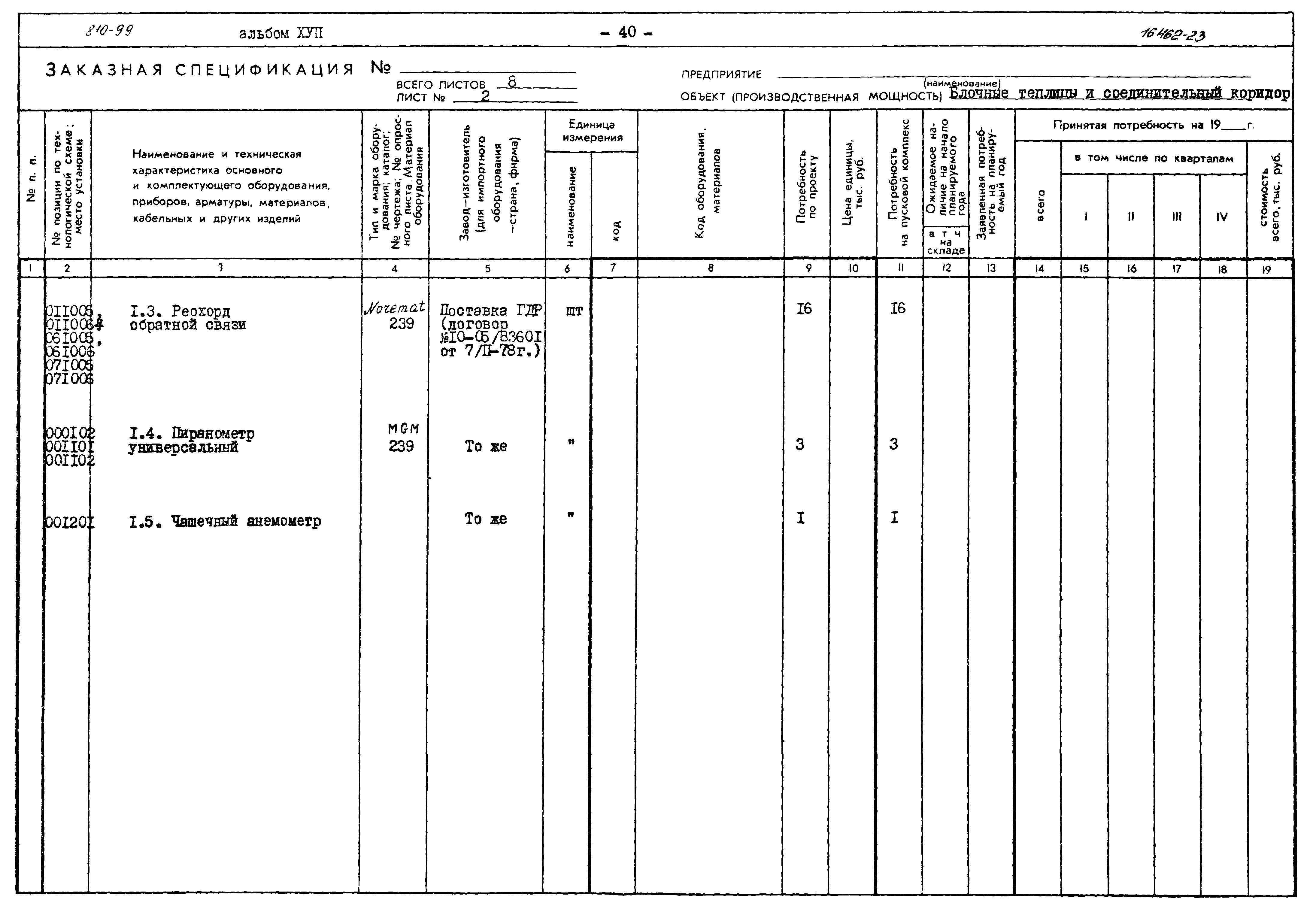 Типовой проект 810-99