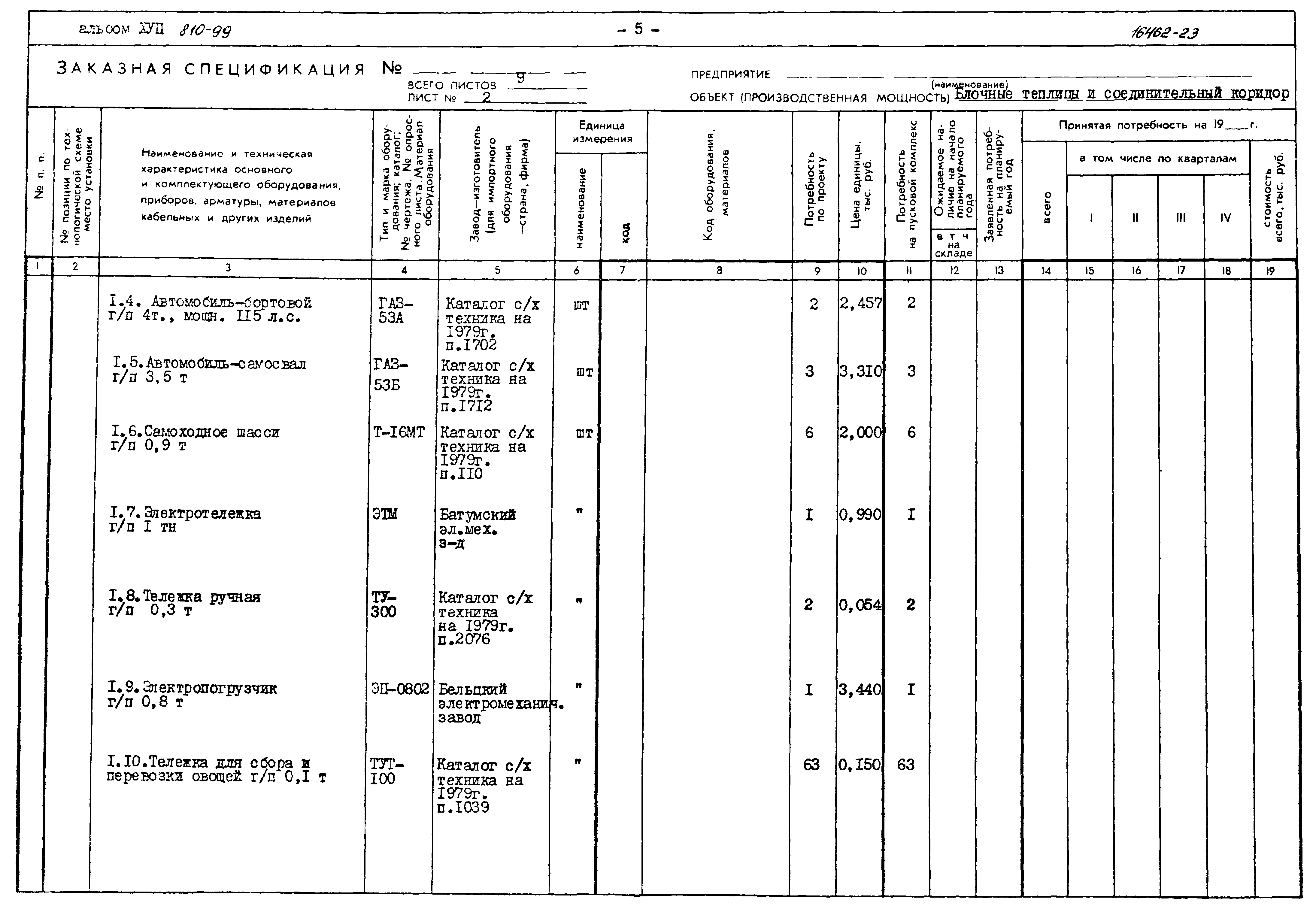 Типовой проект 810-99