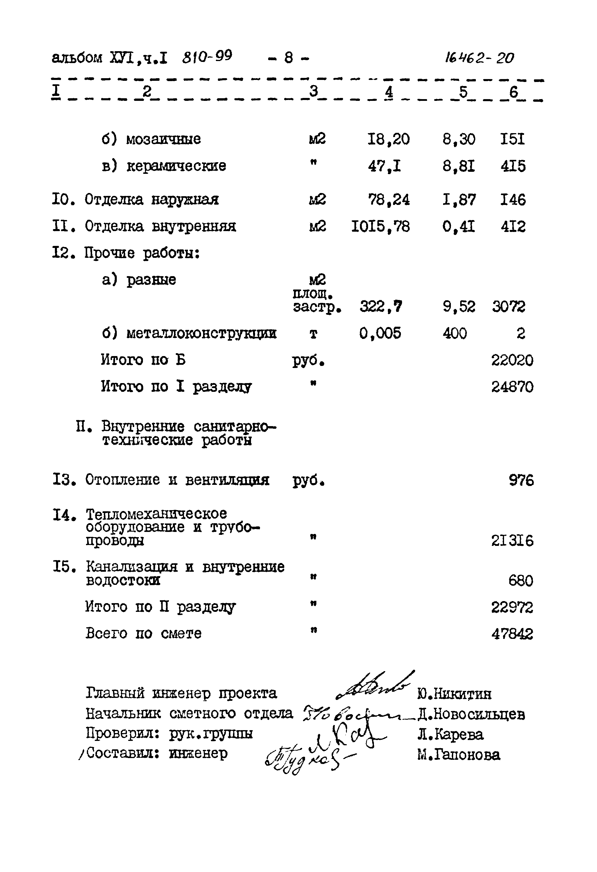 Типовой проект 810-99