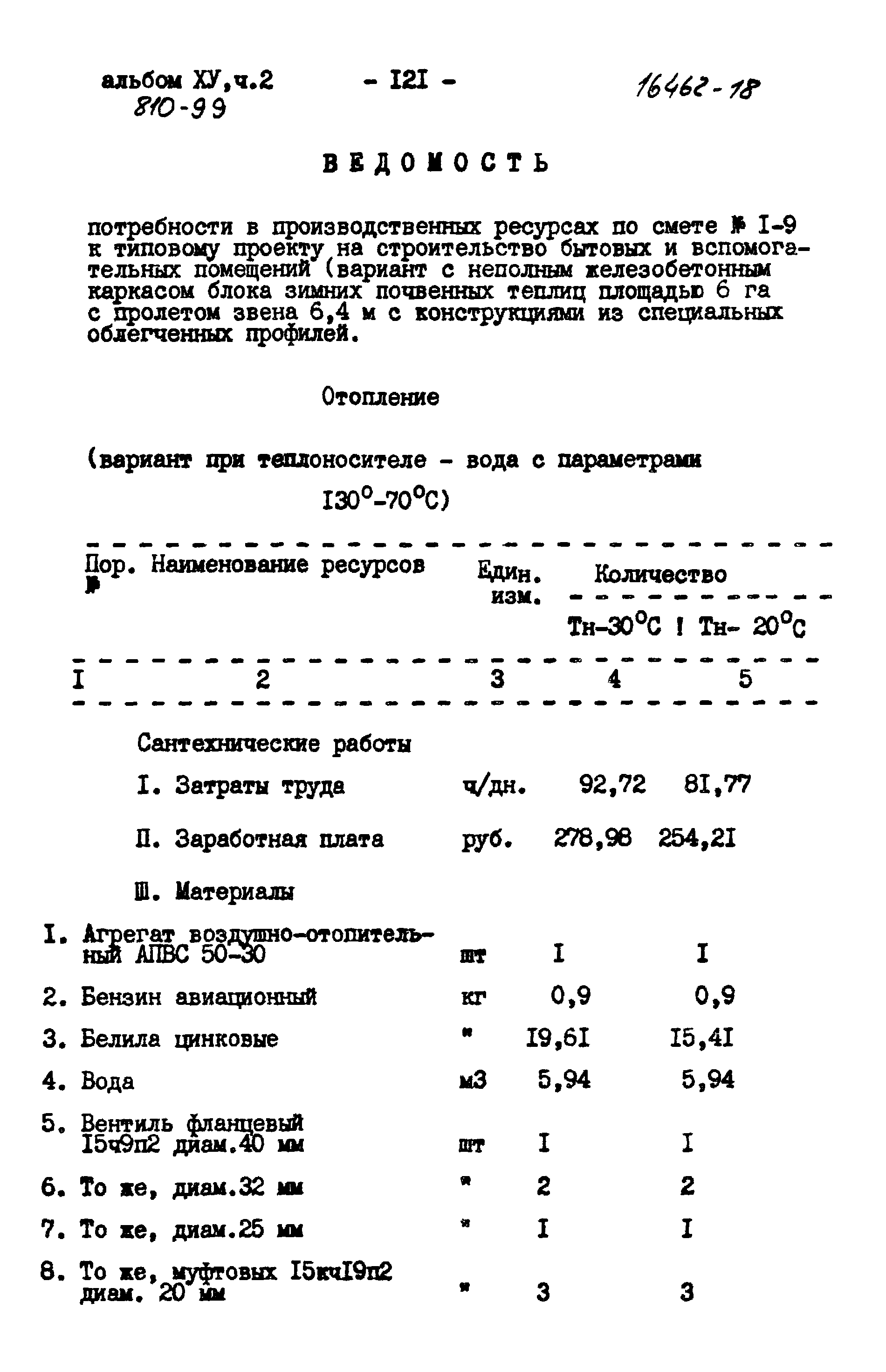 Типовой проект 810-99