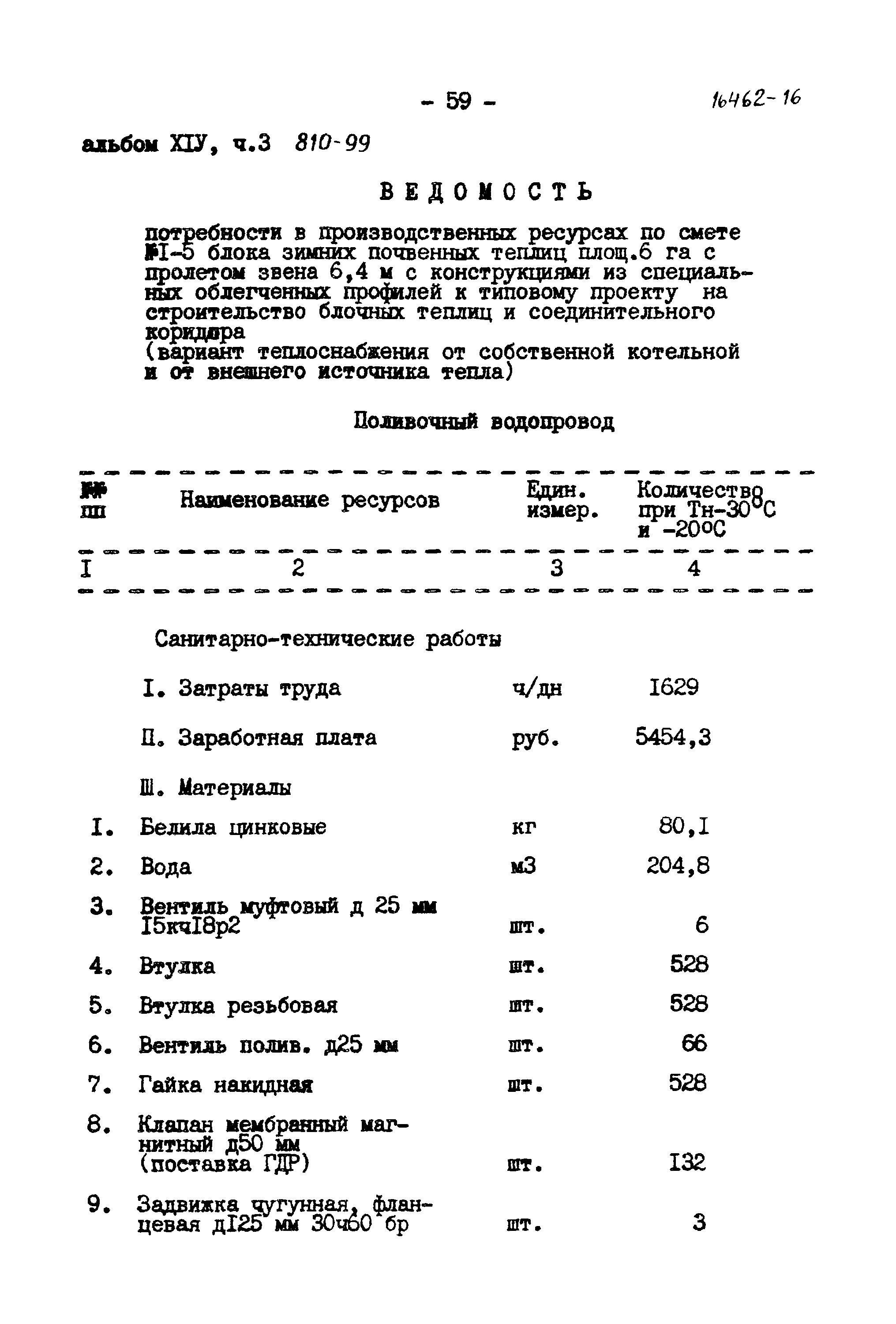 Типовой проект 810-99