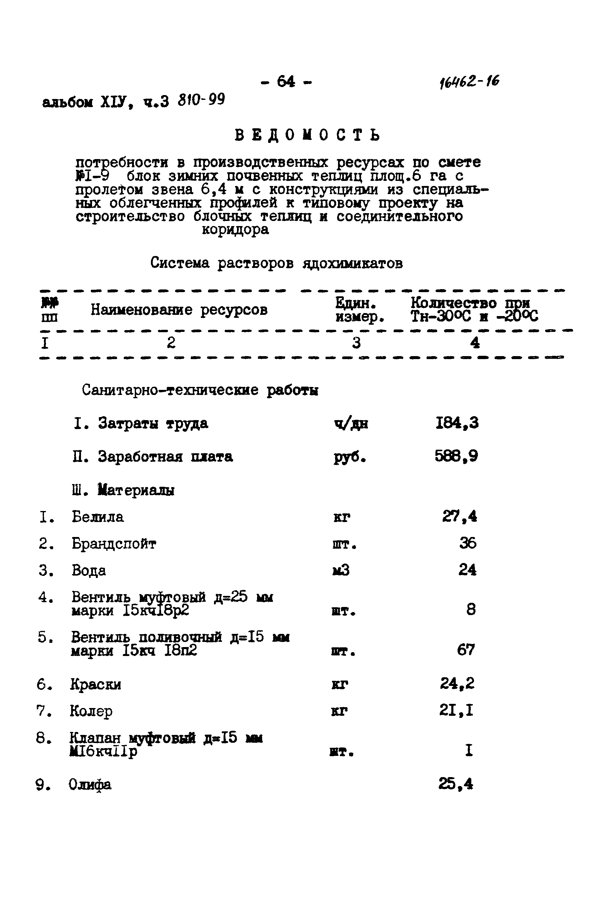 Типовой проект 810-99