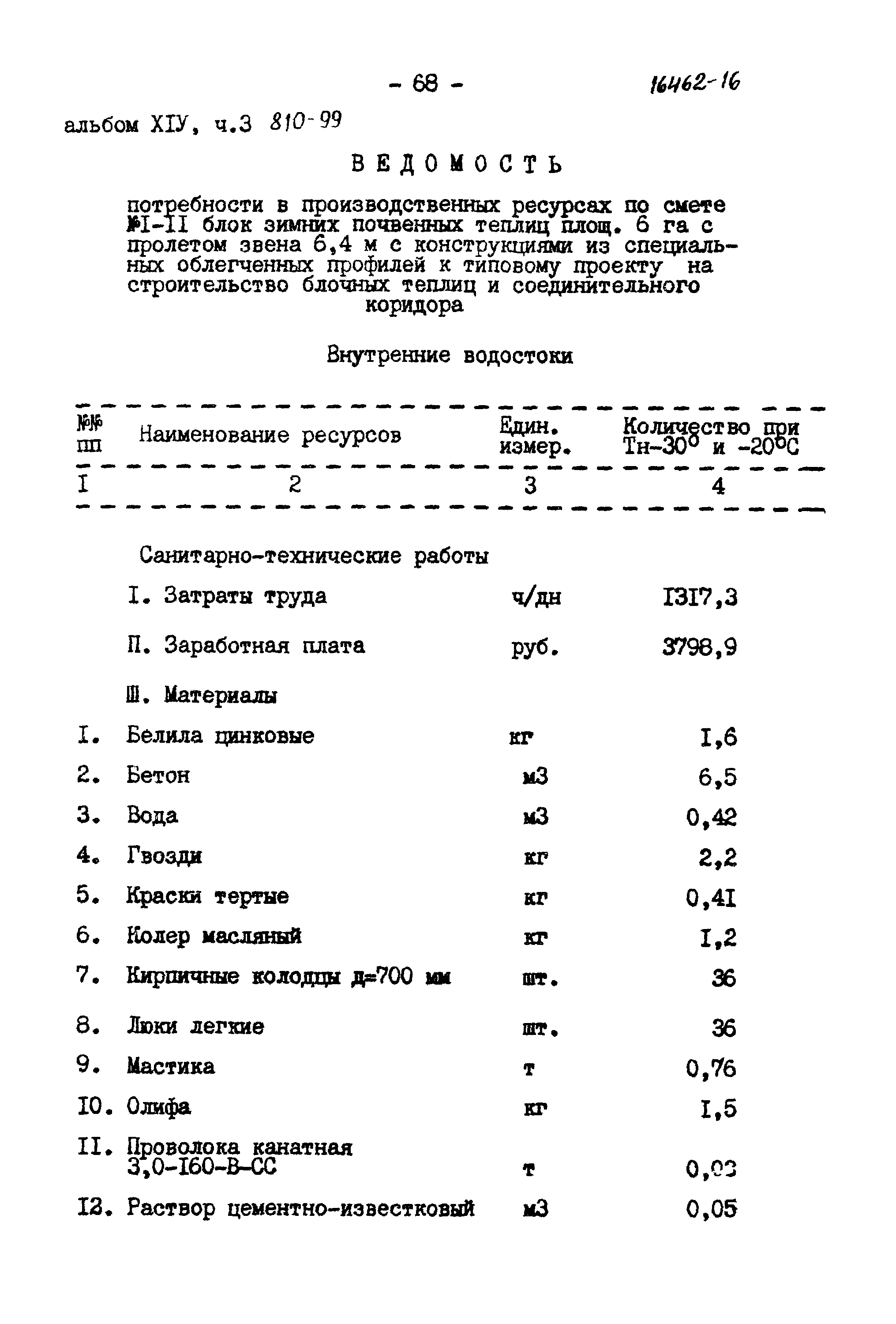 Типовой проект 810-99